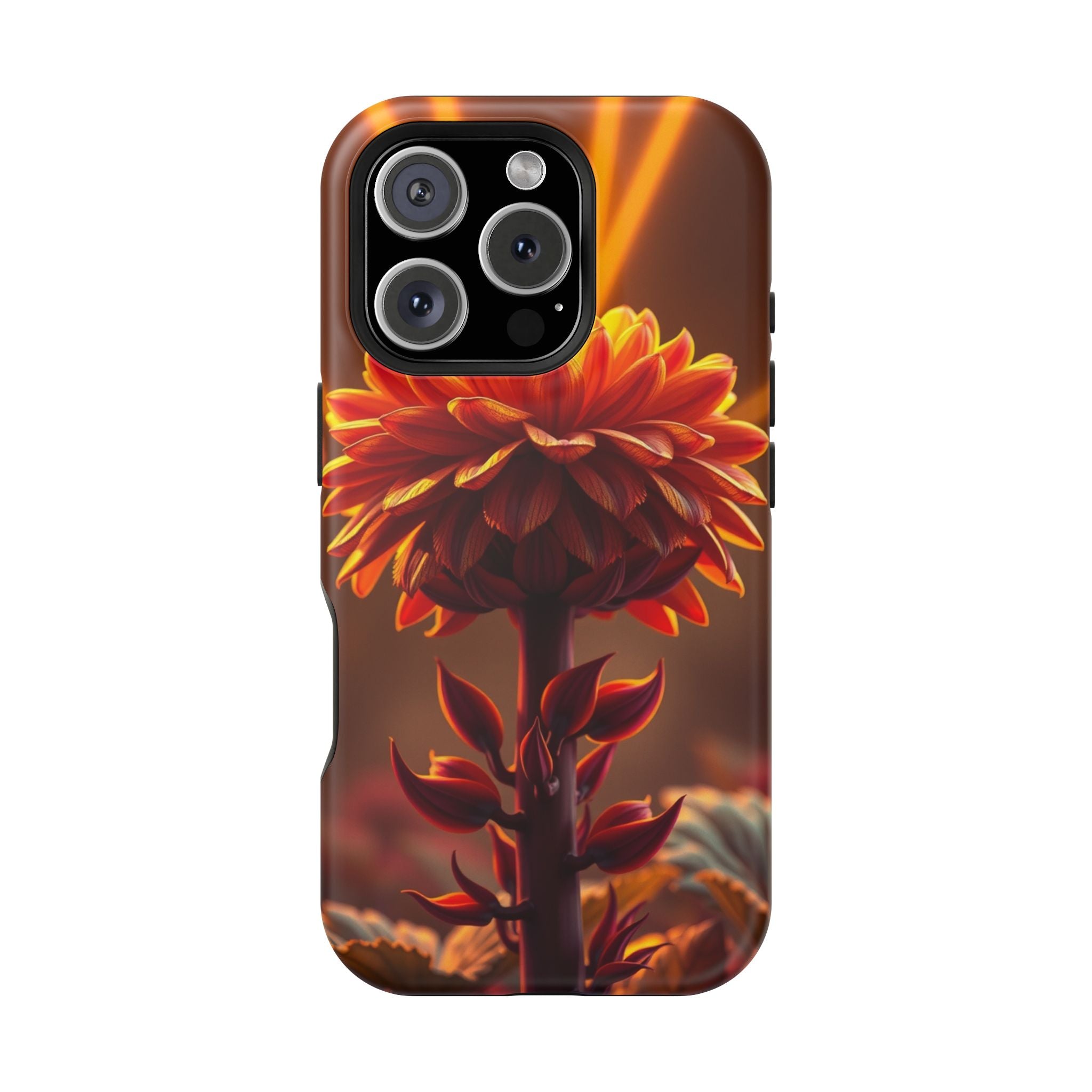 iPhone Mustard And Rust Ranunculus Stack Slim Everyday iPhone Designer · iPhone