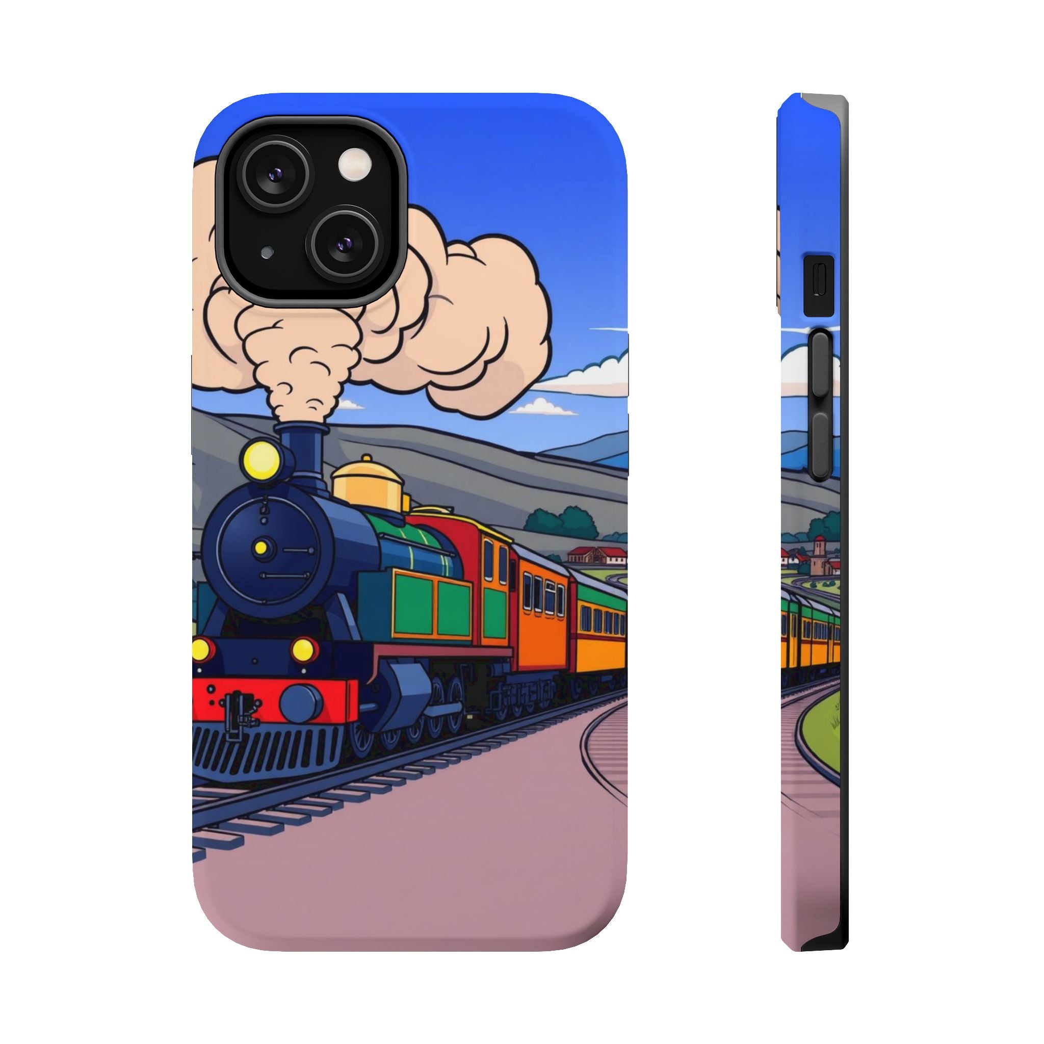 iPhone Steam Locomotive Puff Kids Fun iPhone Phone Case Gift Slim · iPhone Case