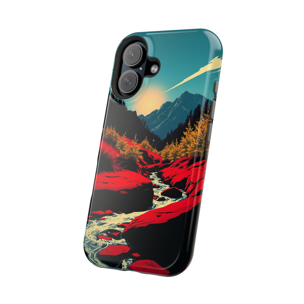 iPhone Earthy Spring Creek Design Bold Modern Everyday Snap Case · iPhone Case