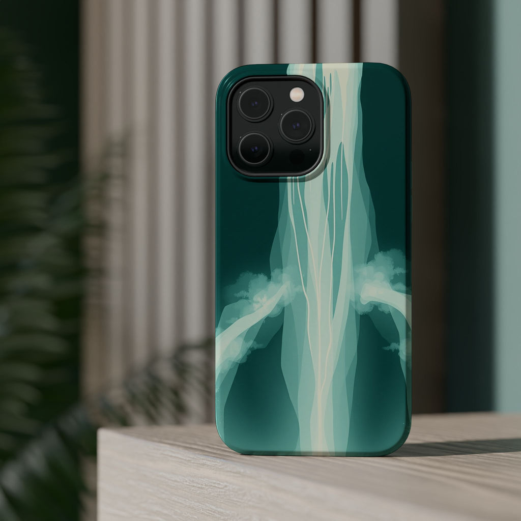 iPhone Sage And Ivory Waterfall Mist Slim Everyday Designer Case · iPhone Case