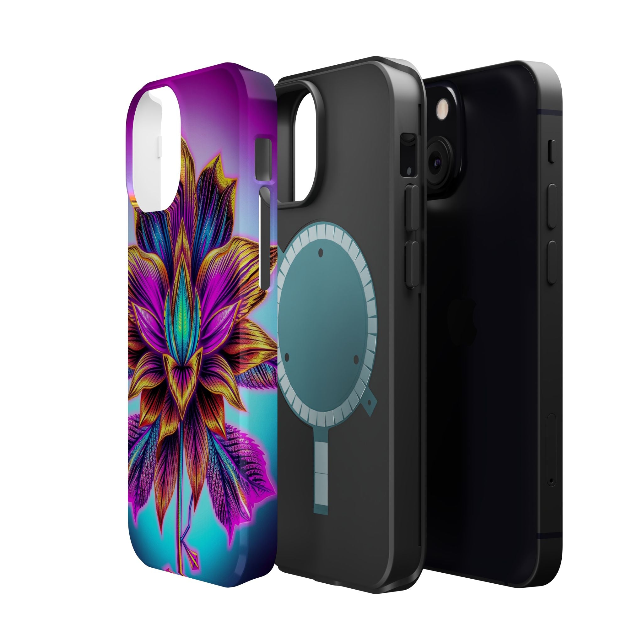 iPhone Floral Gold Foil Mystic Art Bold Modern Everyday Snap Case · iPhone Case