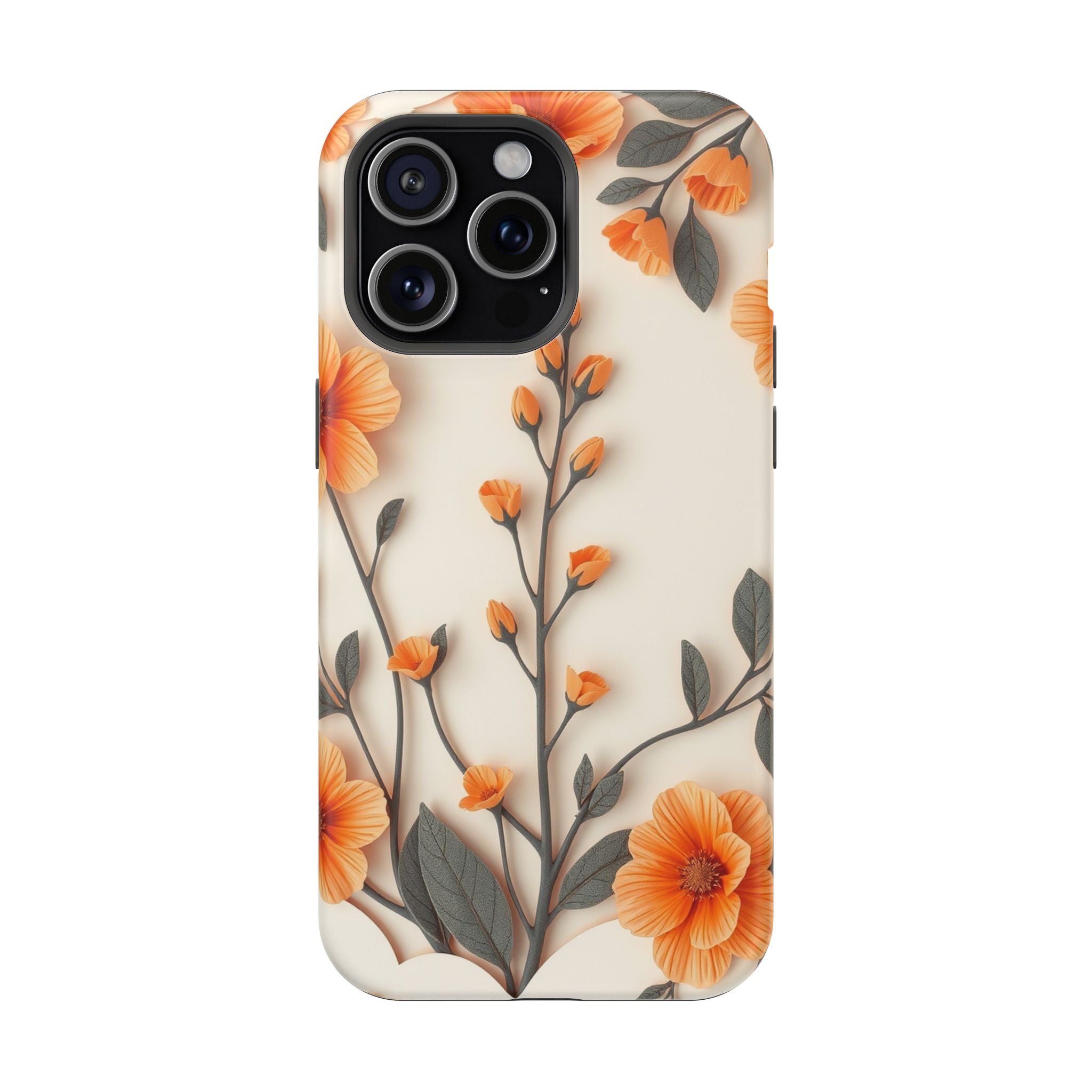iPhone Vintage Botanical Print Paper Cut Art Slim iPhone Everyday · iPhone Case
