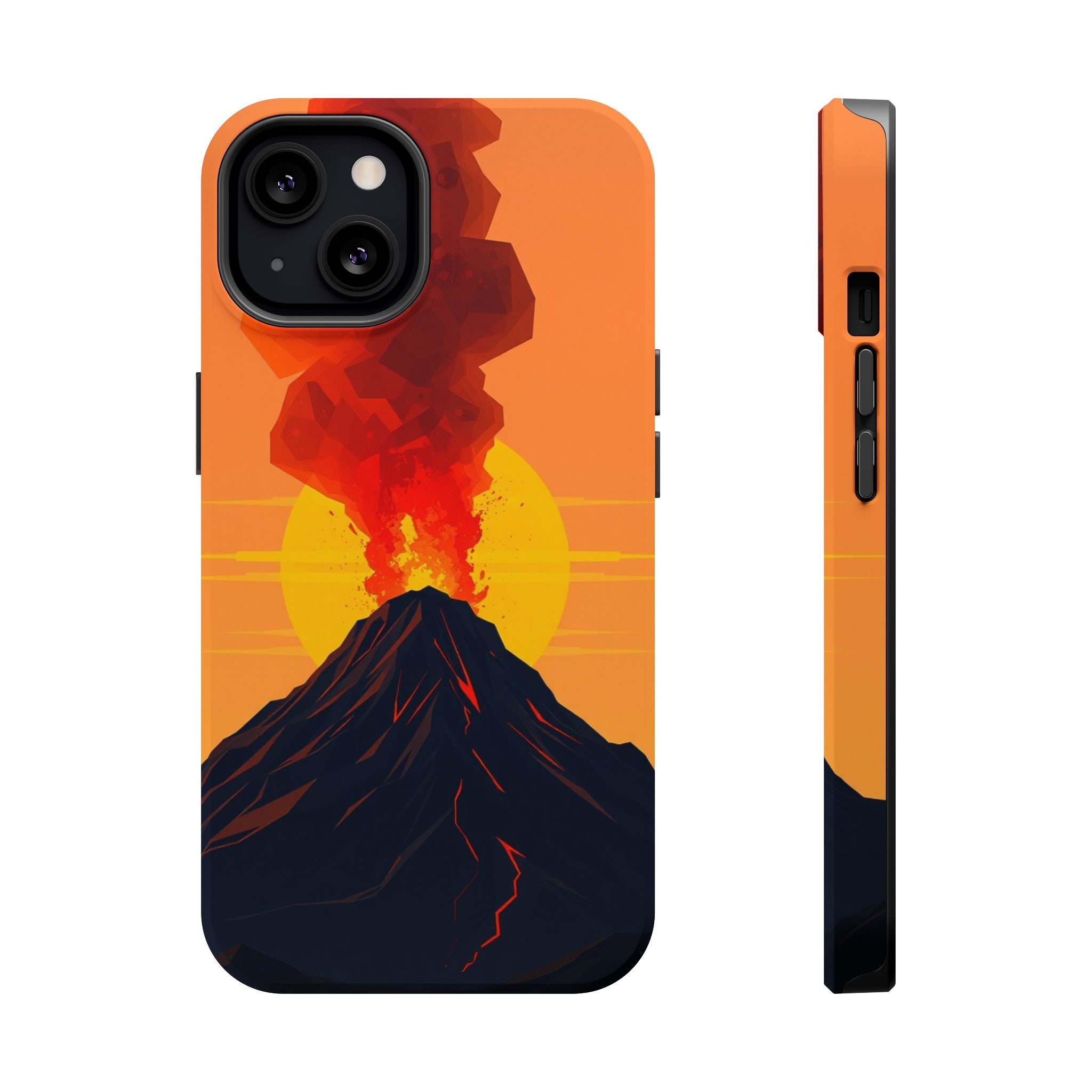iPhone Vibrant Volcanic Eruption Design Slim Everyday iPhone Designer · iPhone C