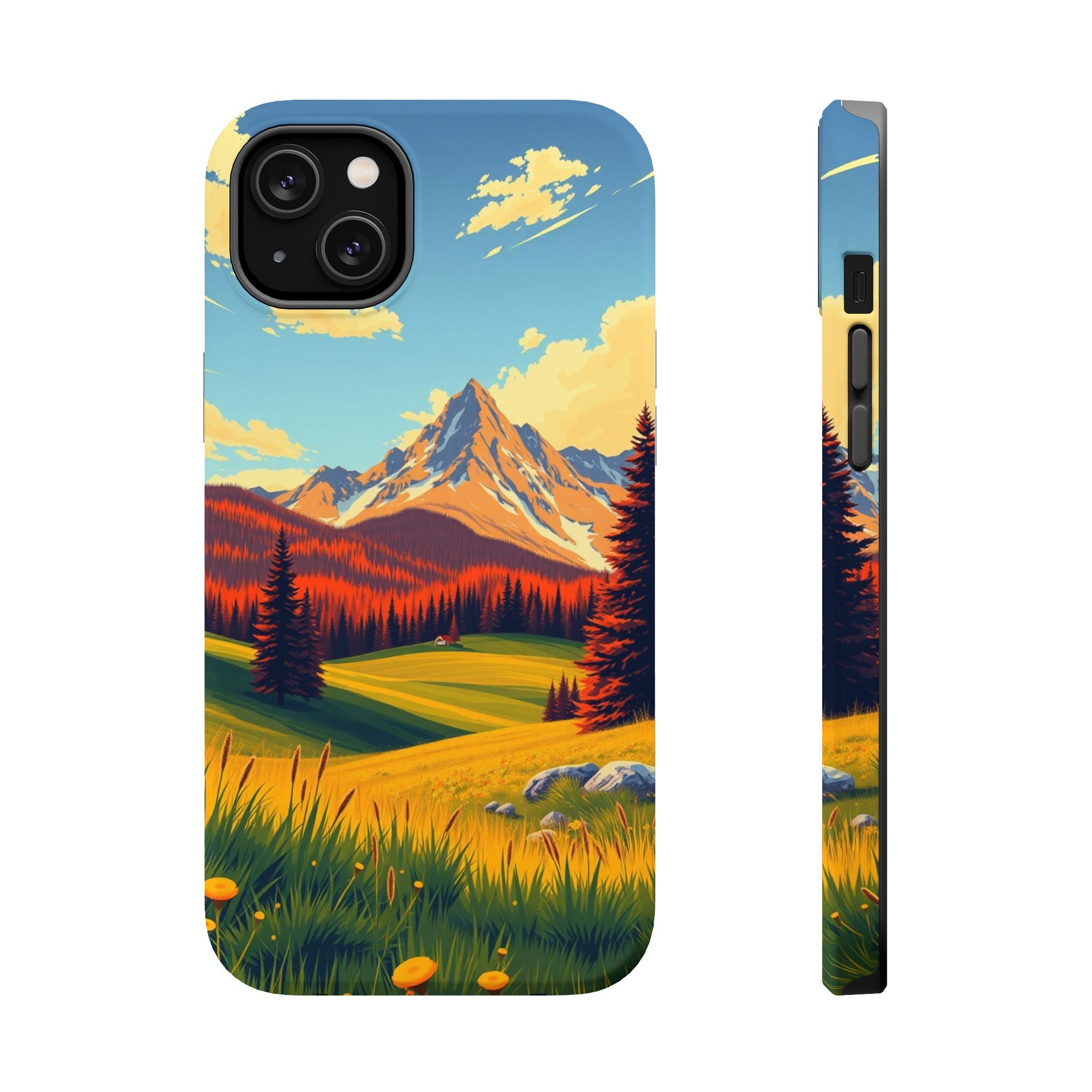iPhone Radiant Alpine Meadow Design Slim Everyday Designer Case · iPhone Case
