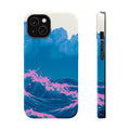 iPhone Storm at Sea Risograph Print Slim Everyday Designer Case · iPhone Case