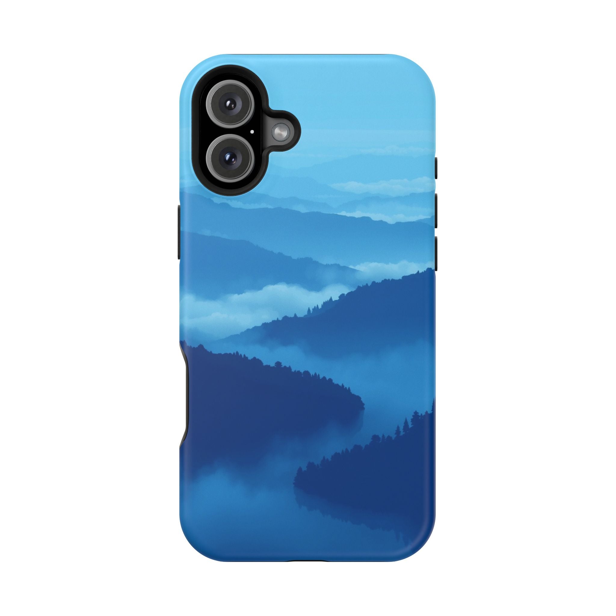 iPhone Fog Rolling Over Hills Pixel Art -Bit Slim iPhone Everyday · iPhone Case