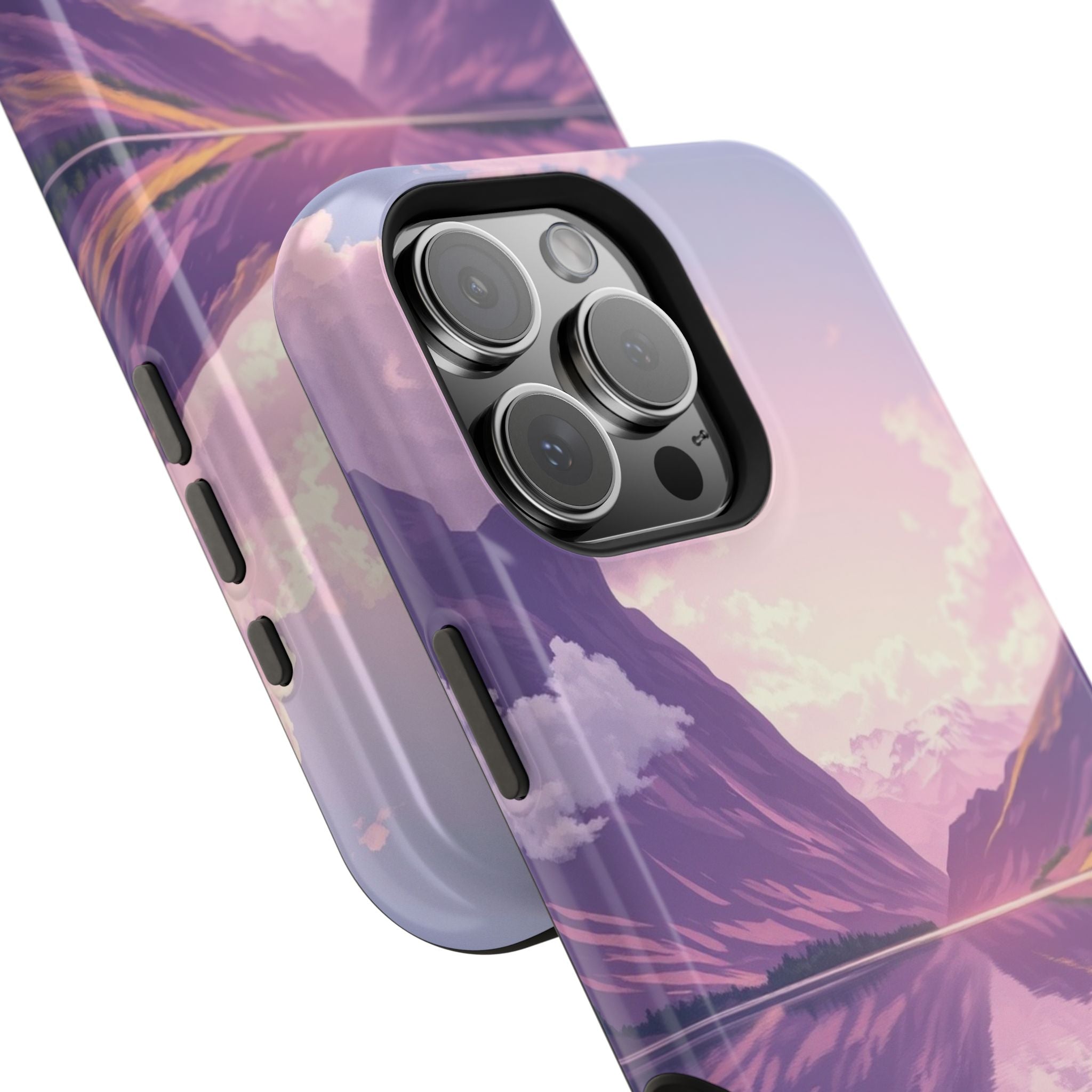 iPhone Lavender And Pearl Fjord Reflection Slim iPhone Everyday · iPhone Case
