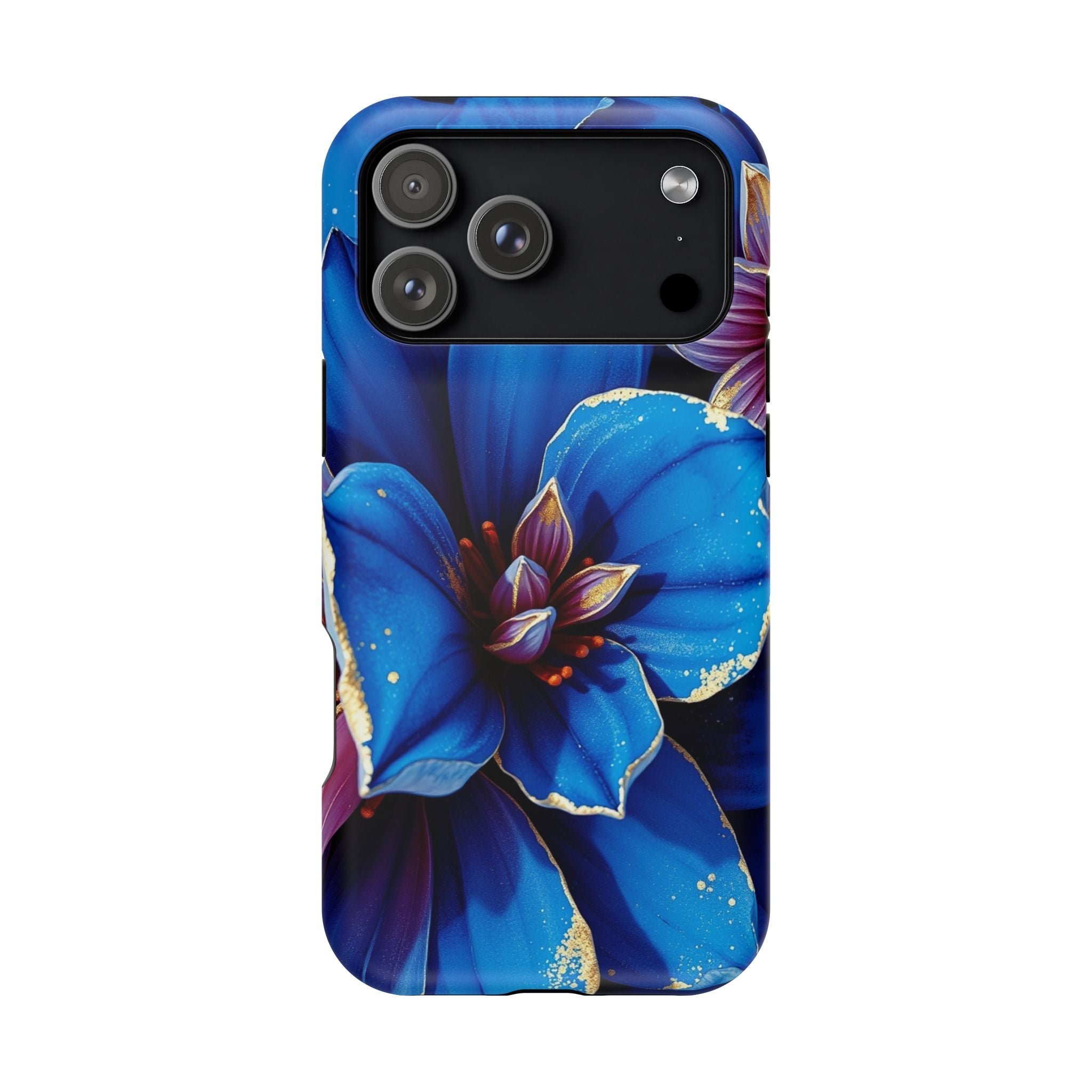 iPhone Floral Gold Foil Serene Design Slim Snap Case Ga · iPhone Case