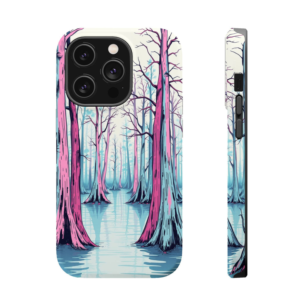 iPhone Cypress Swamp Hand-Drawn Sketch Slim Everyday Designer Case · iPhone Case