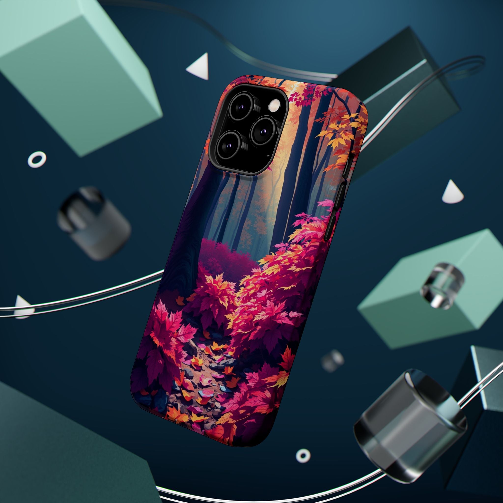 iPhone Earthy Autumn Forest Floor Design Slim Everyday iPhone Designer · iPhone