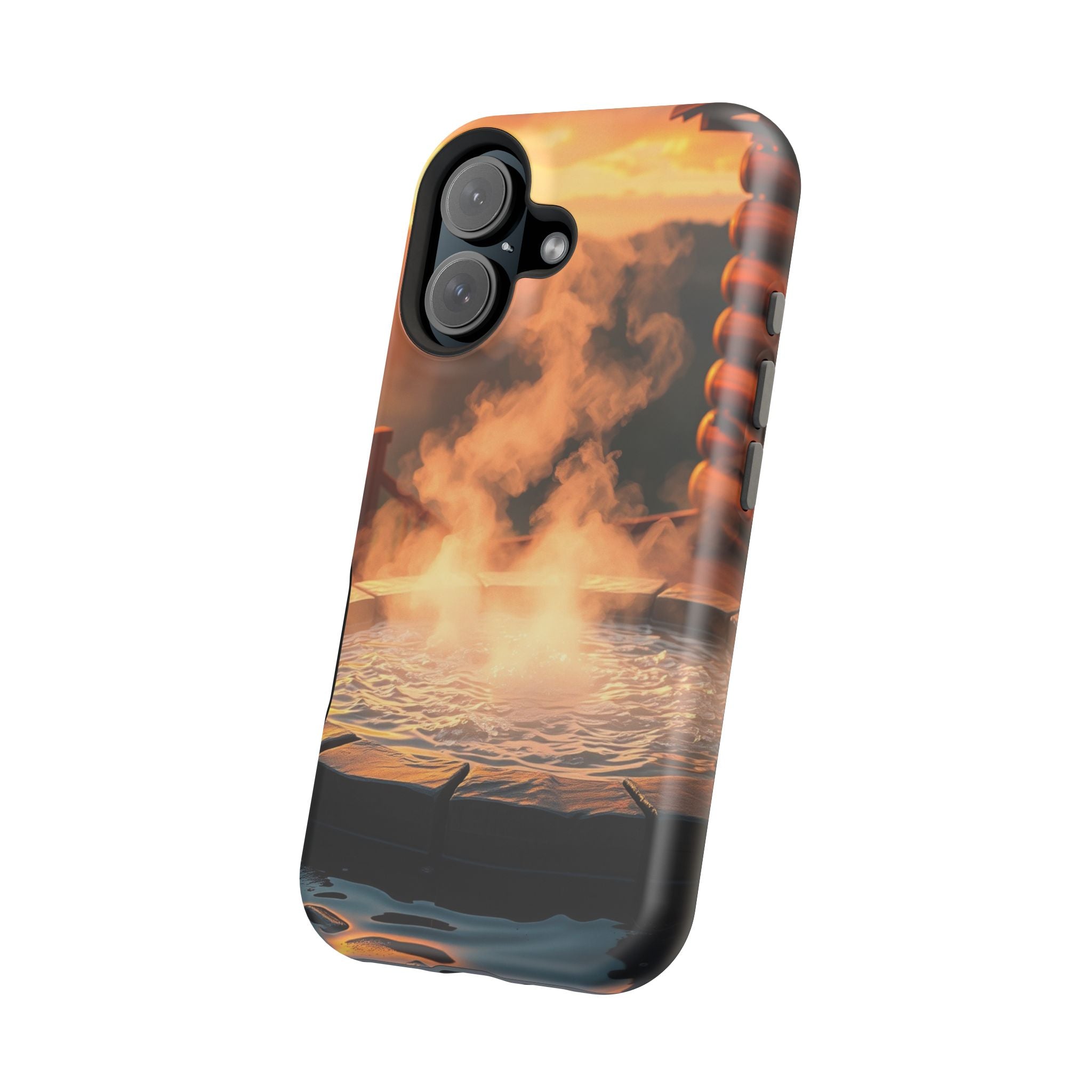 iPhone Hot Spring Steam Enchanted Art Slim Everyday Designer Case · iPhone Case