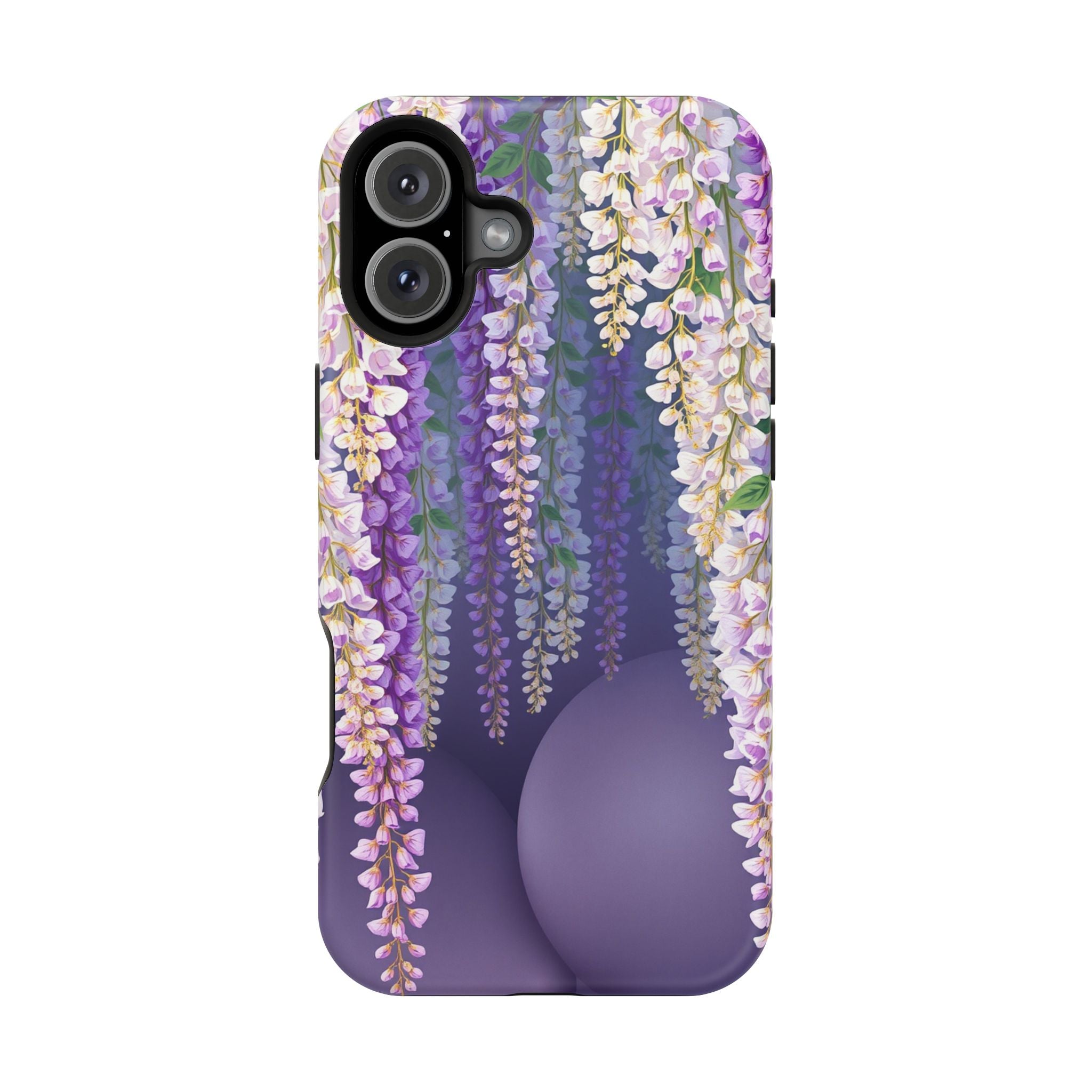 iPhone Mint And Blush Wisteria Cascade Slim Everyday Designer Case · iPhone Case