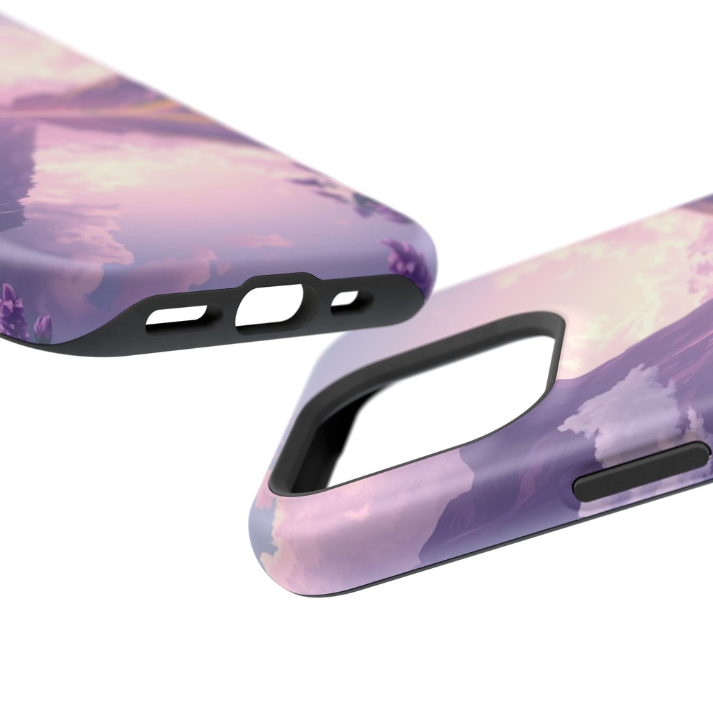 iPhone Lavender And Pearl Fjord Reflection Slim iPhone Everyday · iPhone Case