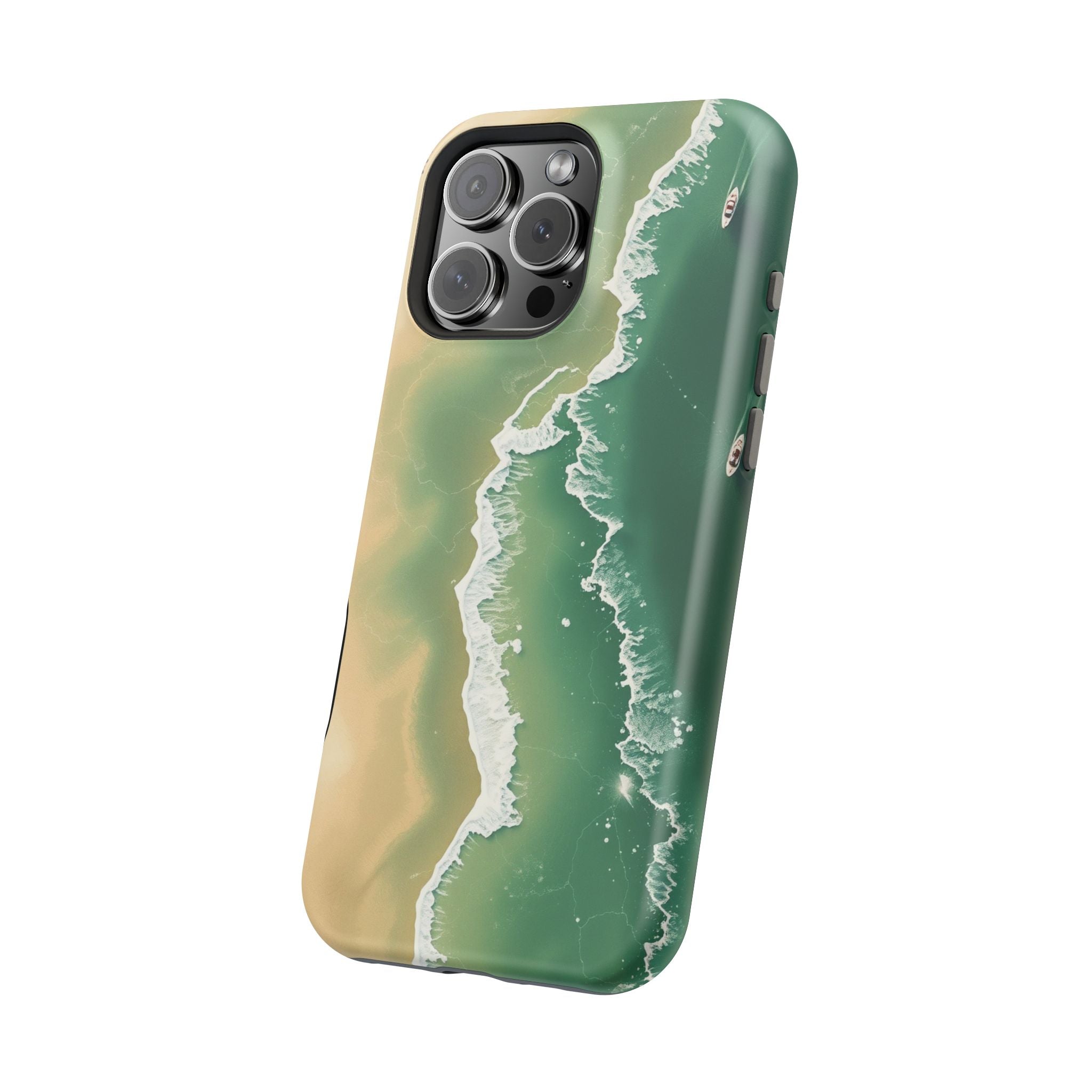 iPhone Shoreline Aerial Bold Art Bold Modern Everyday Snap Case · iPhone Case