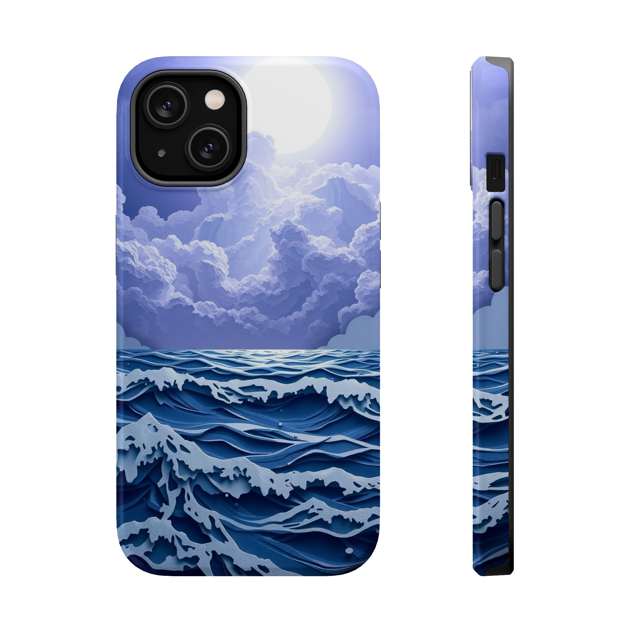 iPhone Storm at Sea Enchanted Art Bold Modern Everyday Snap Case · iPhone Case