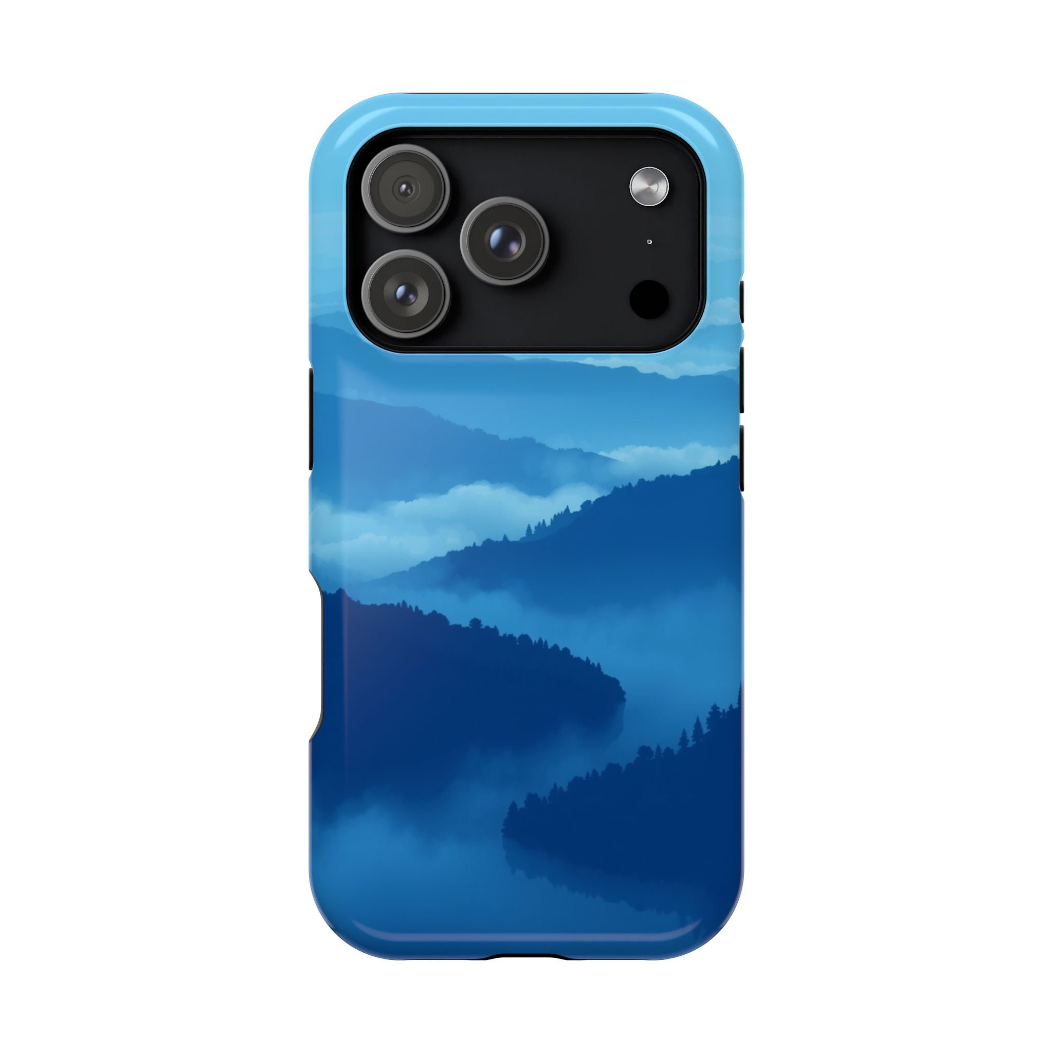 iPhone Fog Rolling Over Hills Pixel Art -Bit Slim iPhone Everyday · iPhone Case