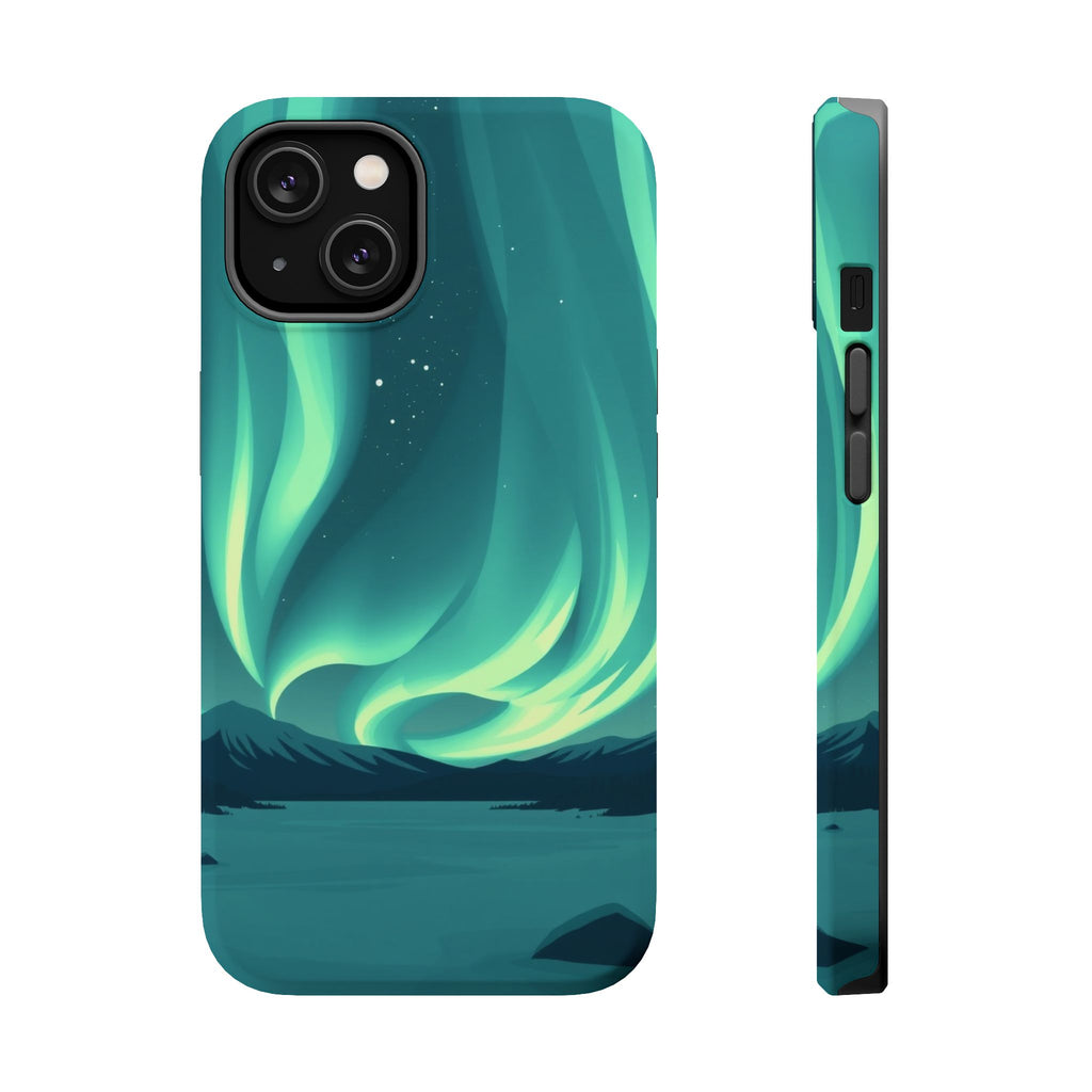 iPhone Northern Lights Abstract Geometric Slim iPhone Everyday Designer · iPhone