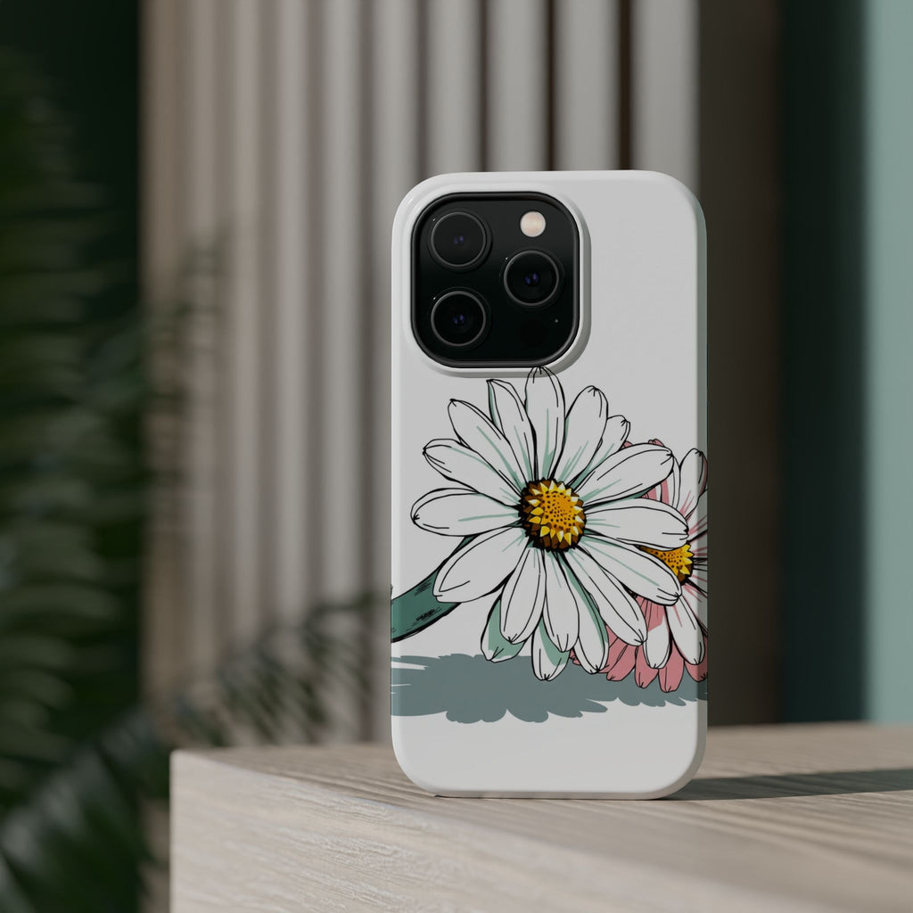 iPhone Daisy Chain Hand-Drawn Sketch Slim Everyday Designer Case · iPhone Case