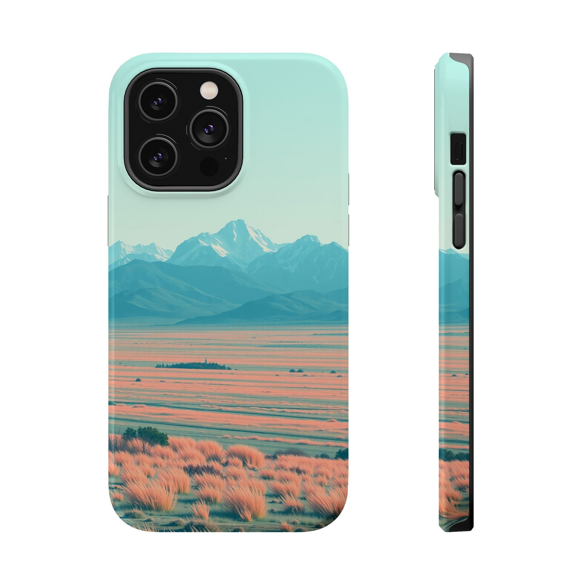 iPhone Tundra Expanse Risograph Print Slim Everyday Designer Case · iPhone Case
