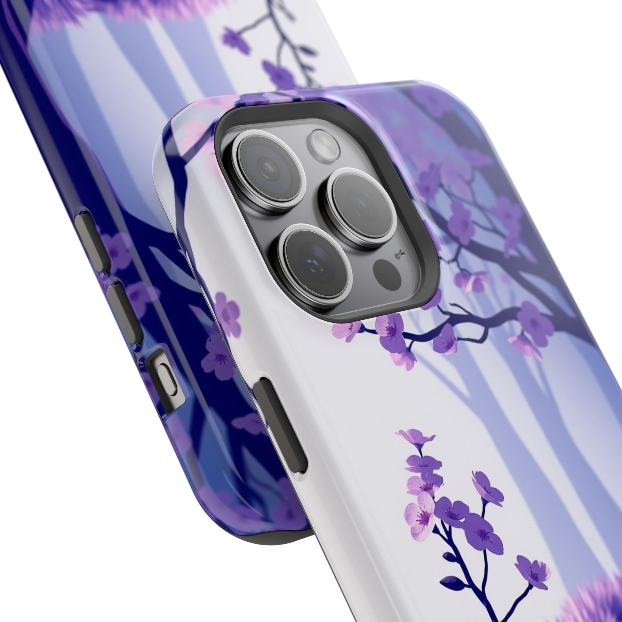 iPhone Blossom Trail Paper Cut Art Bold Modern Everyday Snap Case · iPhone Case