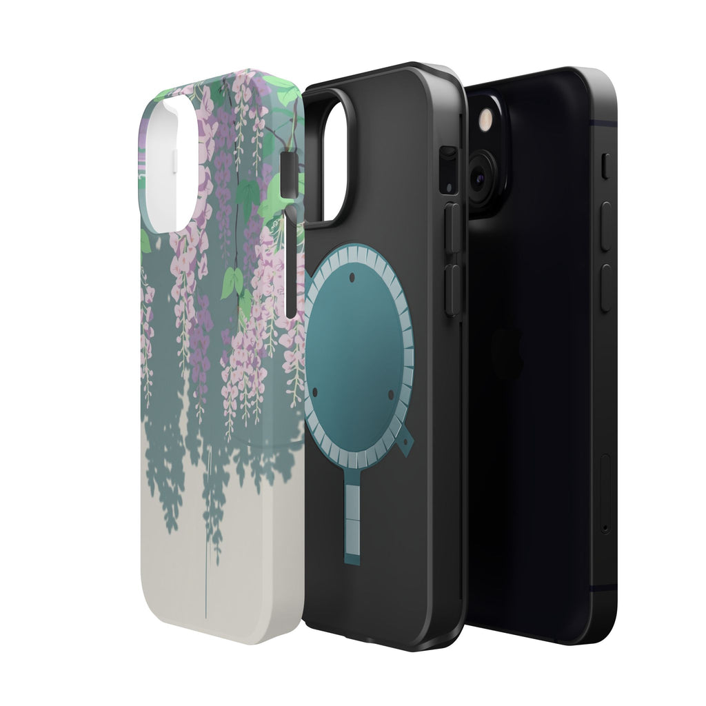 iPhone Dreamy Wisteria Cascade Design Slim Everyday Designer Case · iPhone Case