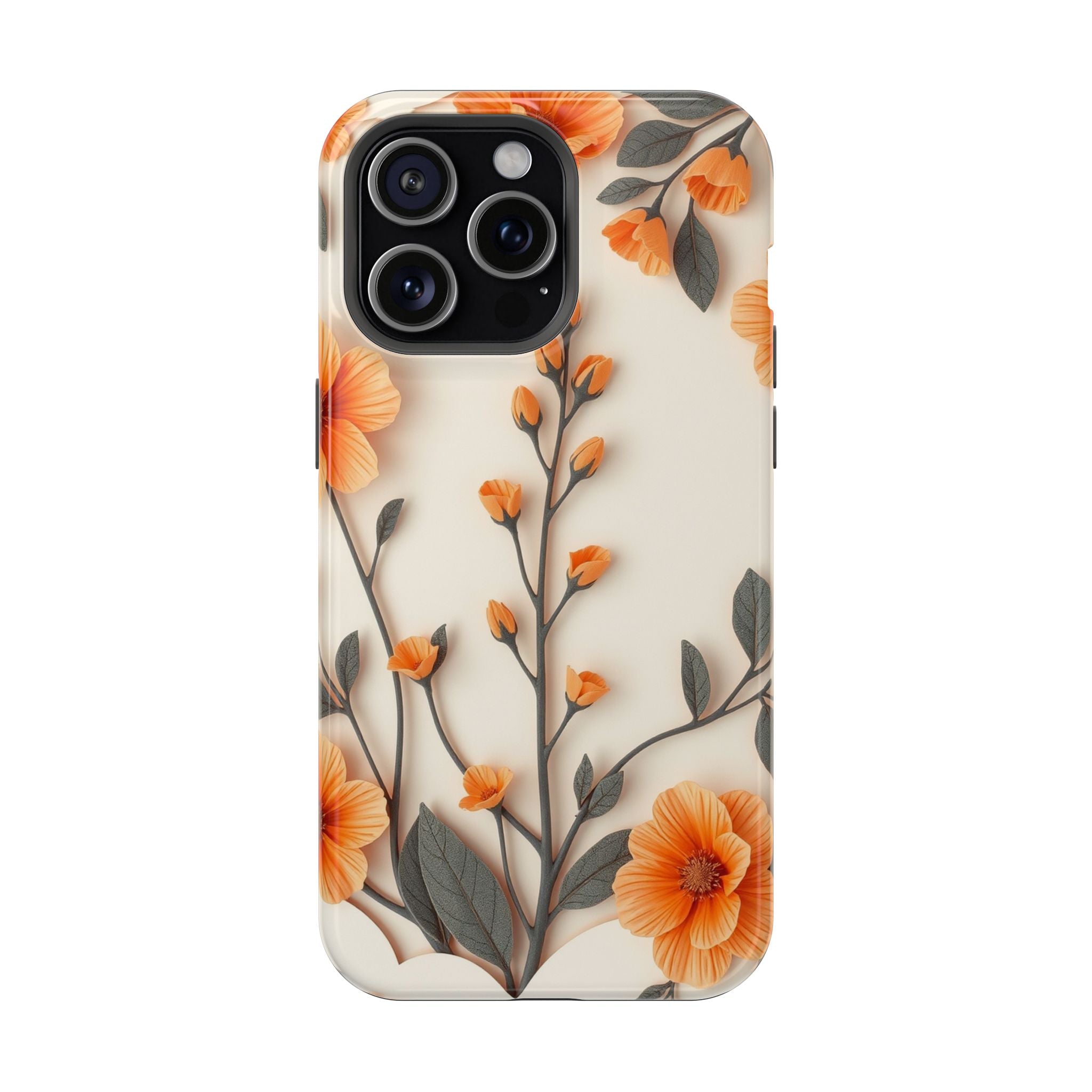 iPhone Vintage Botanical Print Paper Cut Art Slim iPhone Everyday · iPhone Case