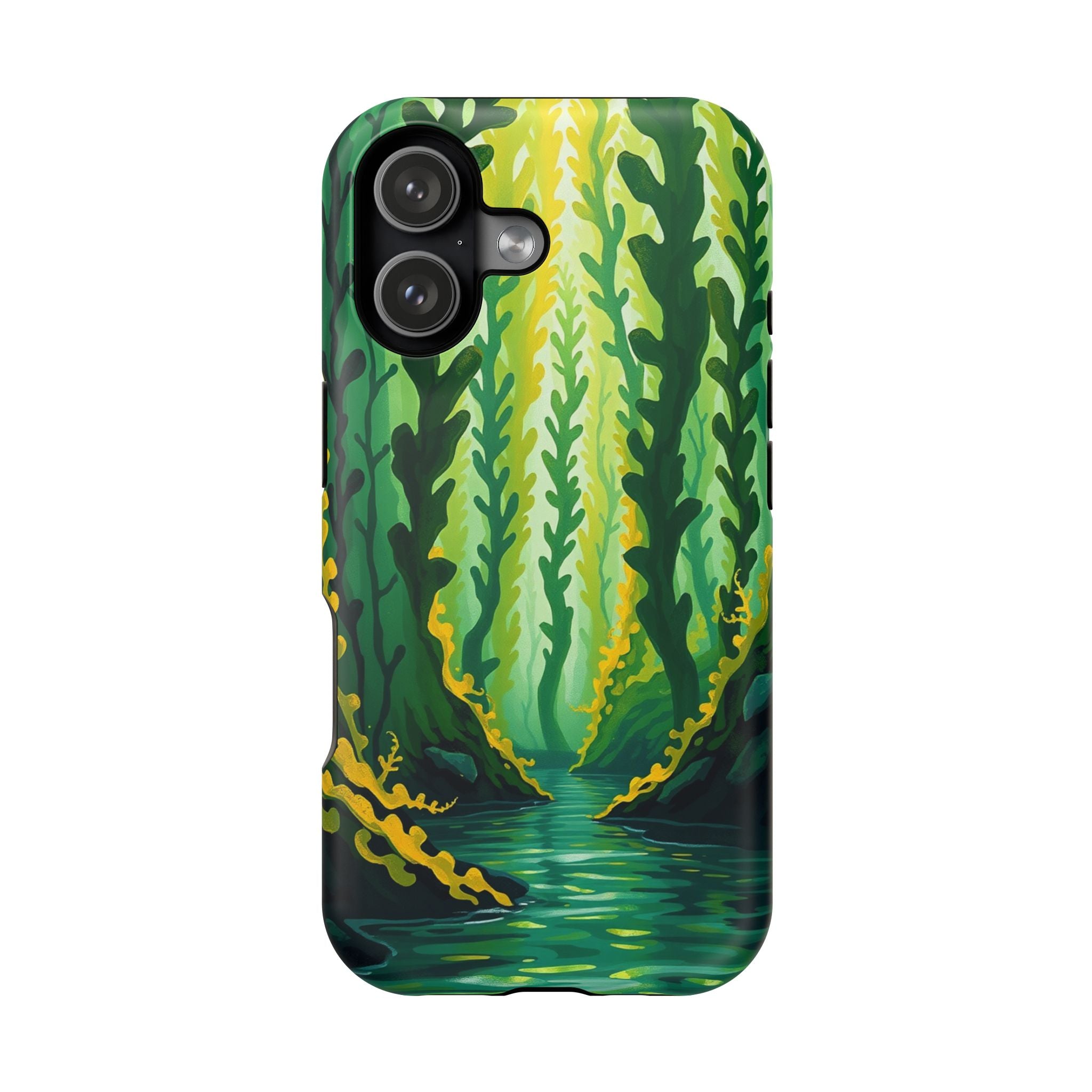 iPhone Kelp Forest Oil Painting Impressionist Slim iPhone Everyday · iPhone Case