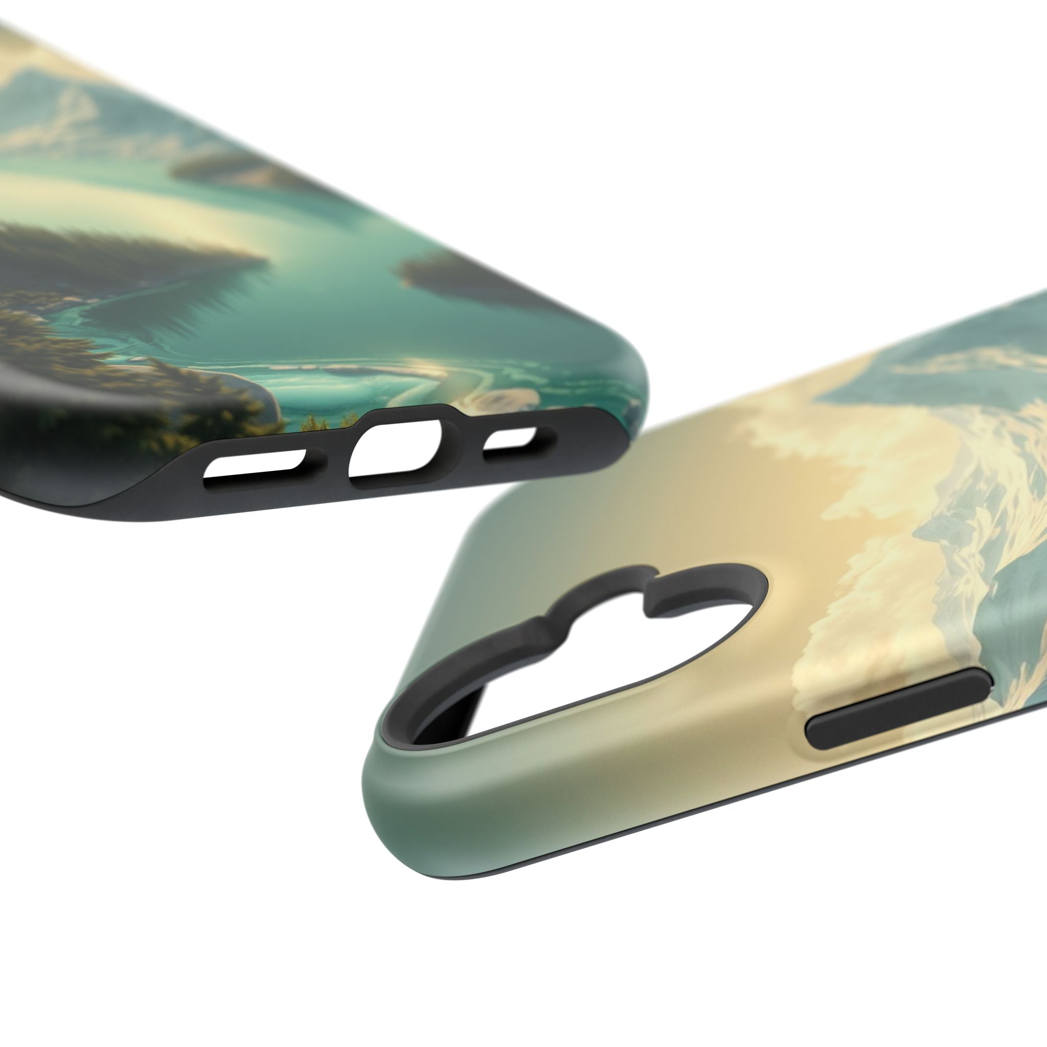 iPhone Glacier Lake Bold Art Slim Everyday Designer Case · iPhone Case