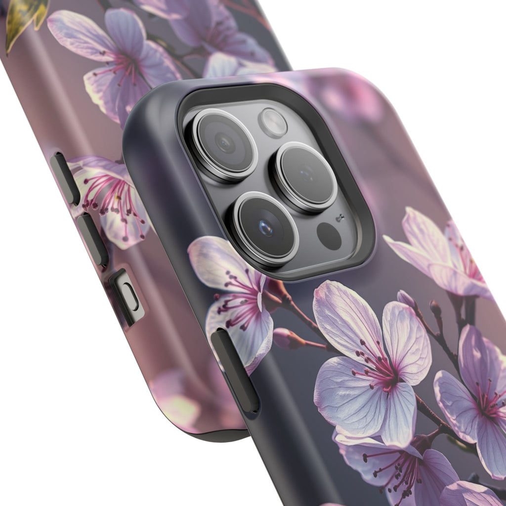 iPhone Cherry Blossom Enchanted Art Artistic Everyday Cas Slim Snap Case · iPhon