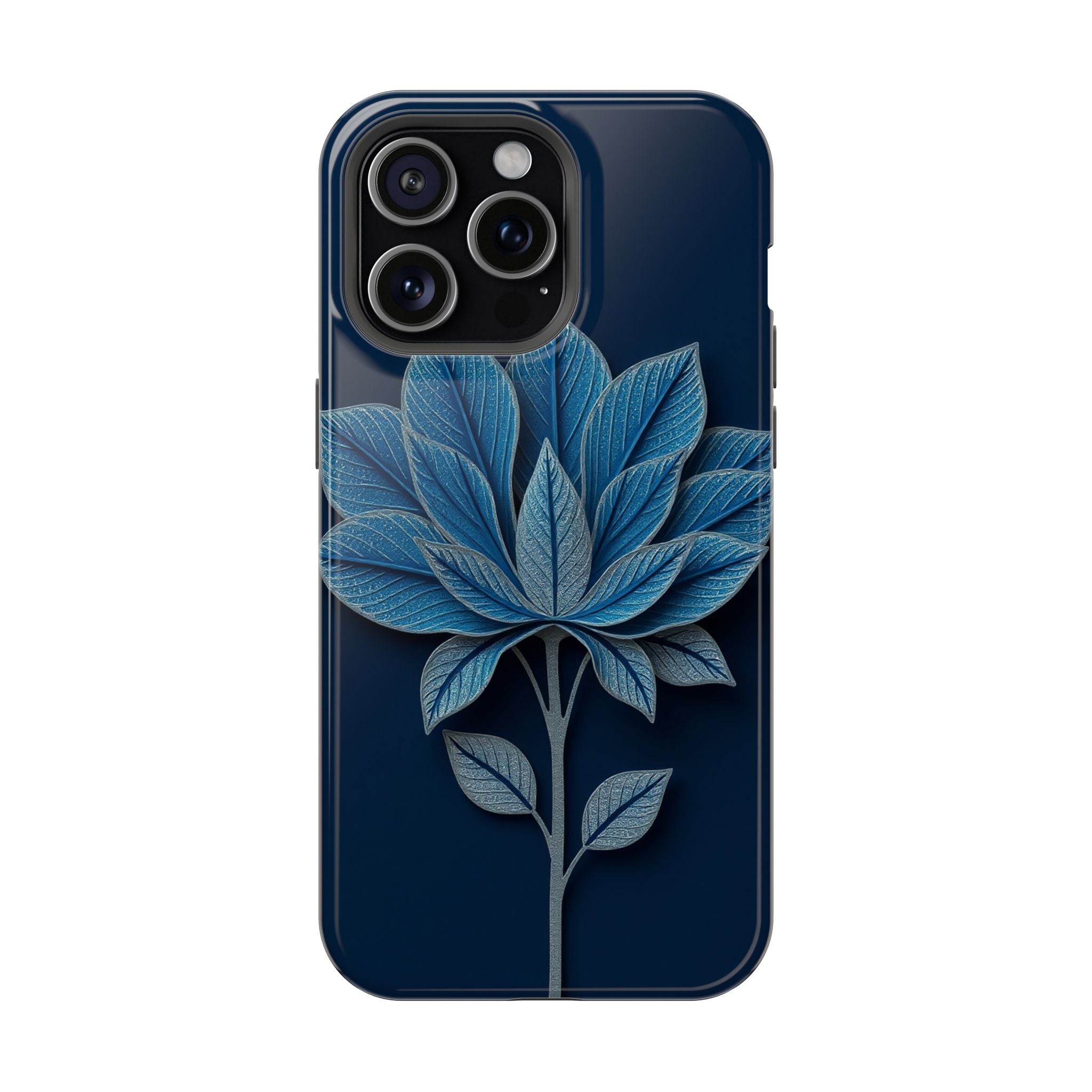 iPhone Night Bloomer Paper Cut Art Bold Modern Everyday Snap Case · iPhone Case
