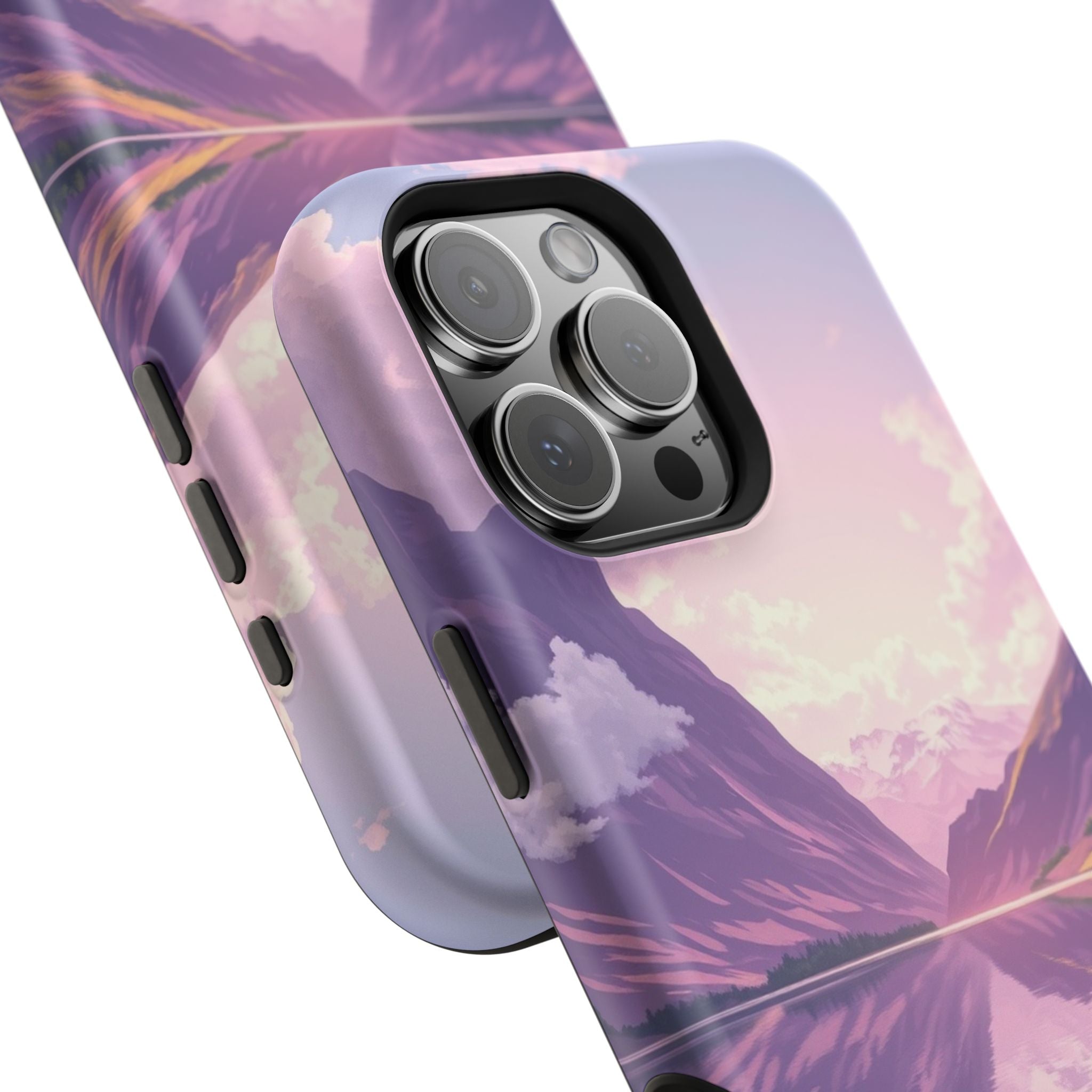 iPhone Lavender And Pearl Fjord Reflection Slim iPhone Everyday · iPhone Case