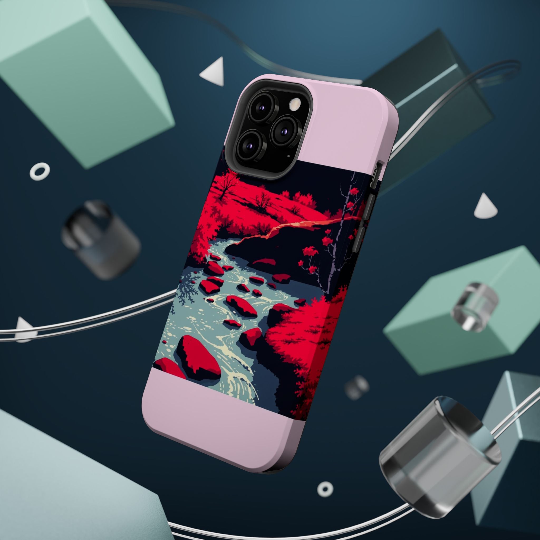 iPhone Spring Creek Cinematic Art 13 Slim Everyday Designer Case · iPhone Case