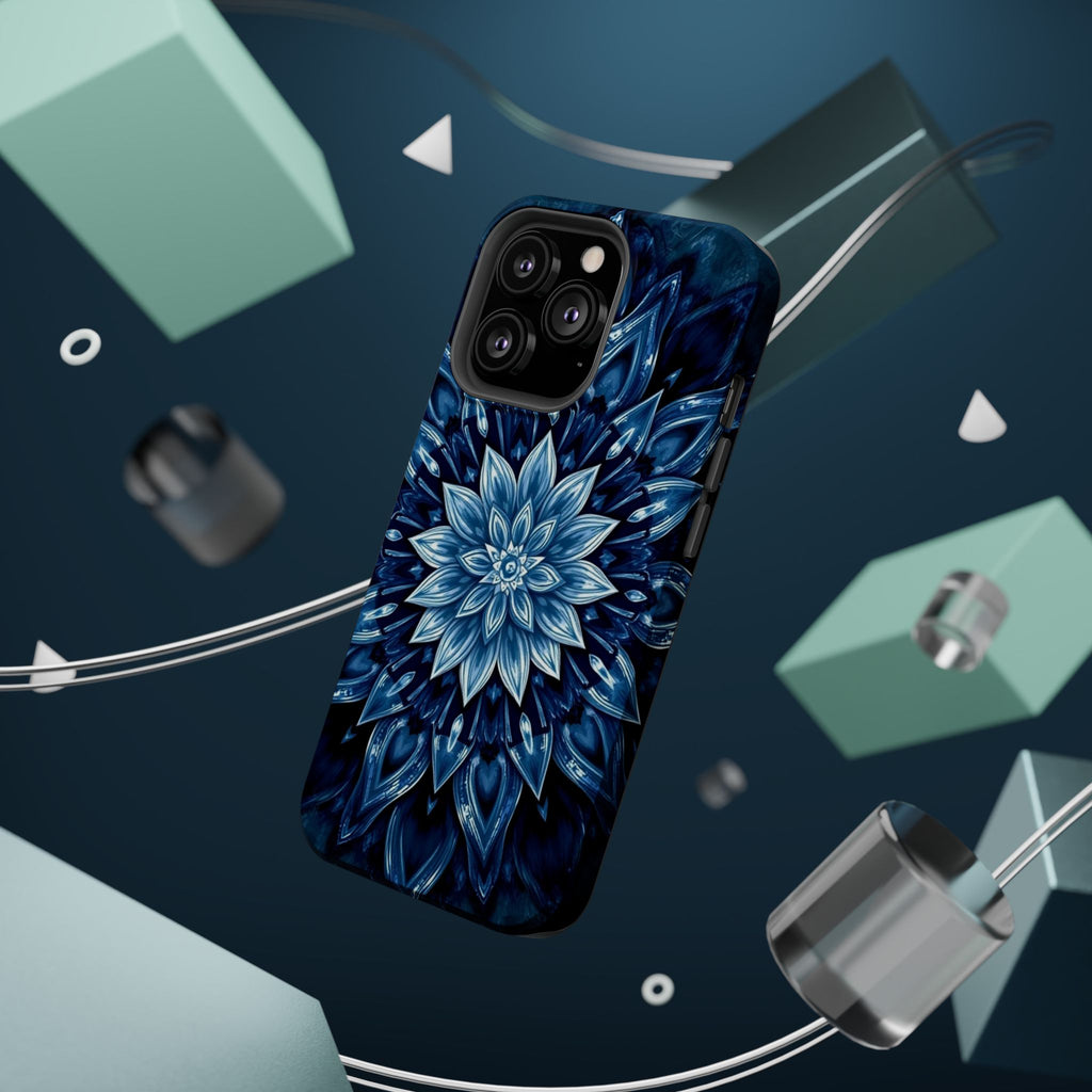iPhone Floral Mandala Electric Art Bold Modern Everyday Snap Case · iPhone Case