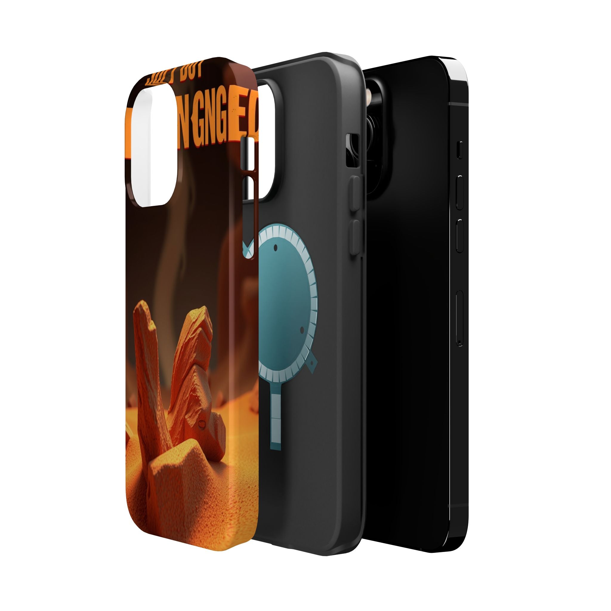 iPhone Earthy Soft but Unhinged Design Slim Everyday Designer Case · iPhone Case