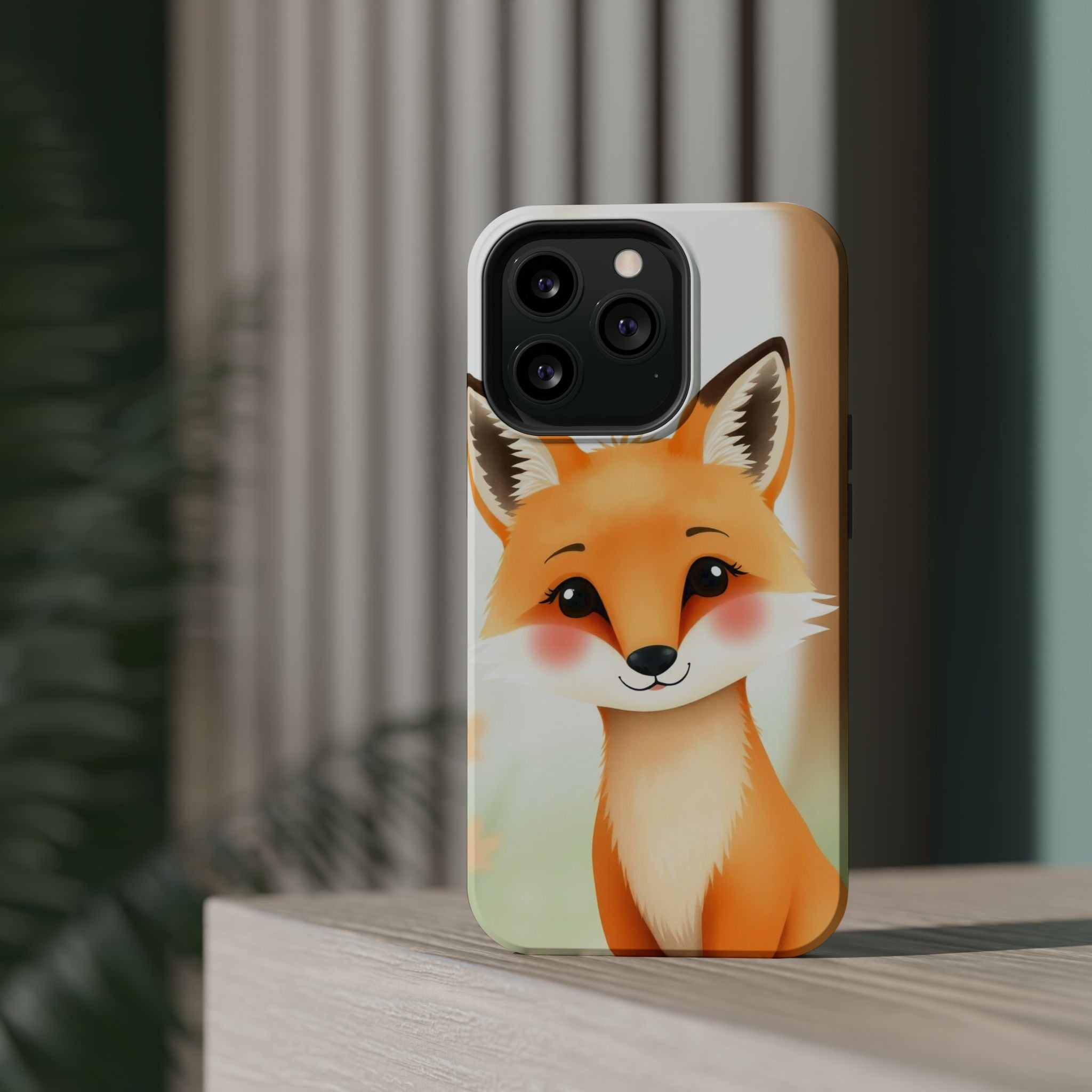iPhone Watercolor Fox Portrait Kids Fun iPhone Phone Case Gift Slim · iPhone Cas