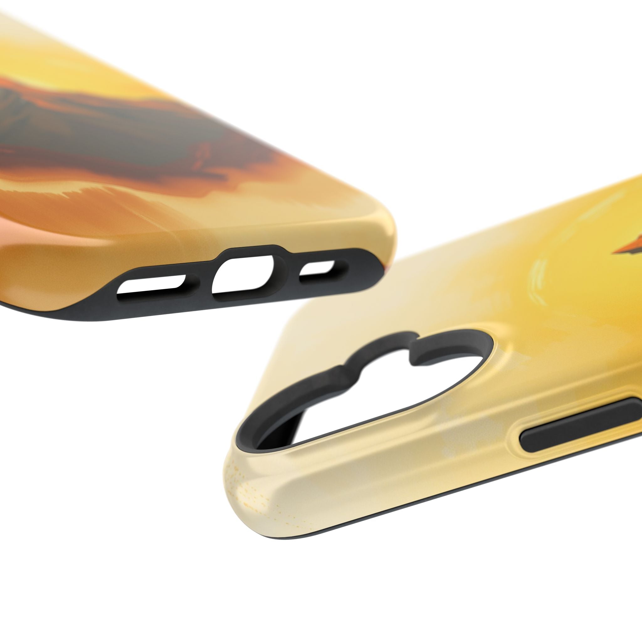 iPhone Mustard And Rust Mountain at Sunrise Slim iPhone Everyday · iPhone Case