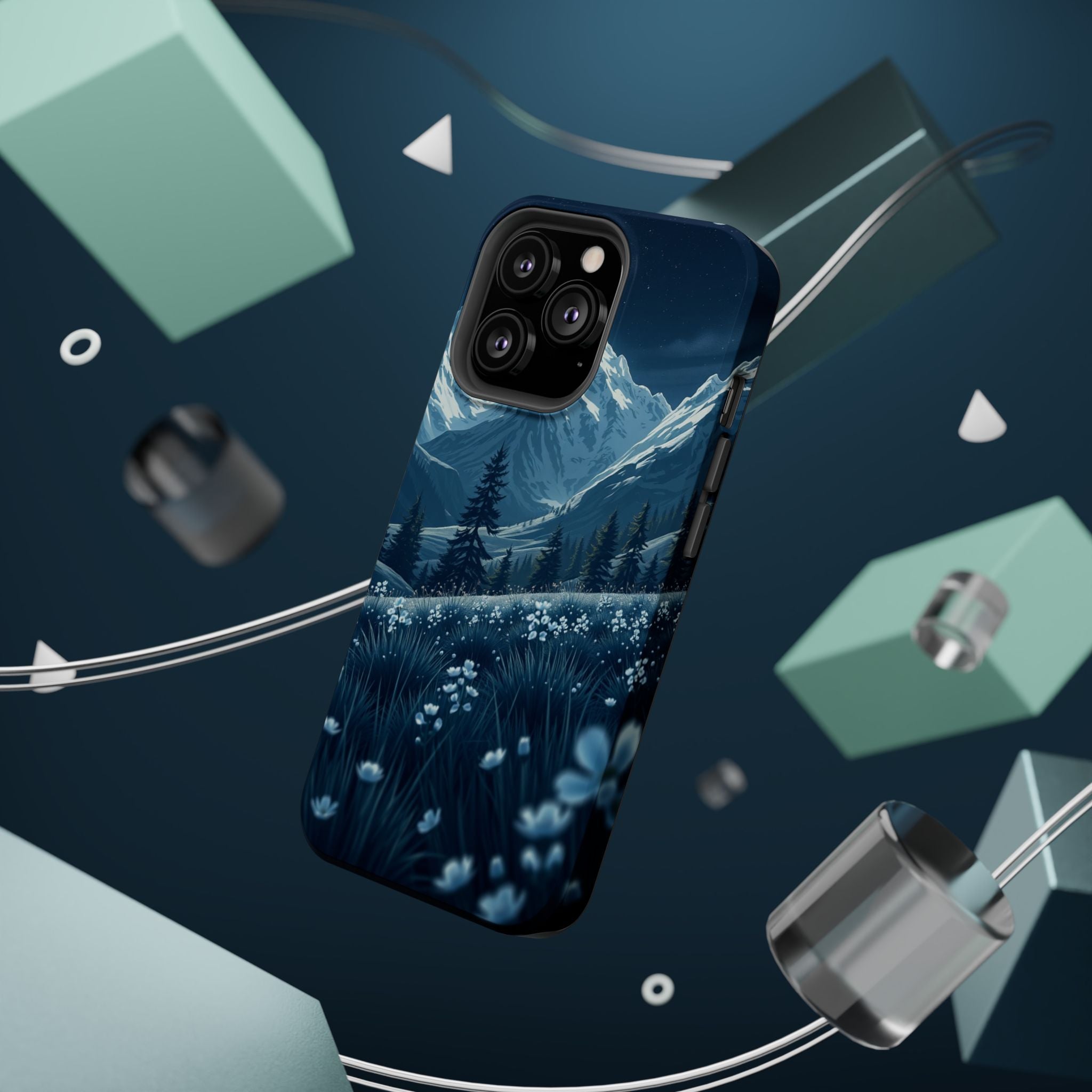 iPhone Dreamy Alpine Meadow Design Bold Modern Everyday Snap Case · iPhone Case