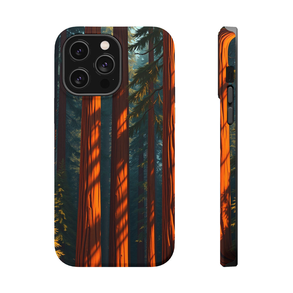 iPhone Dreamy Redwood Forest Design Slim Everyday Designer Case · iPhone Case