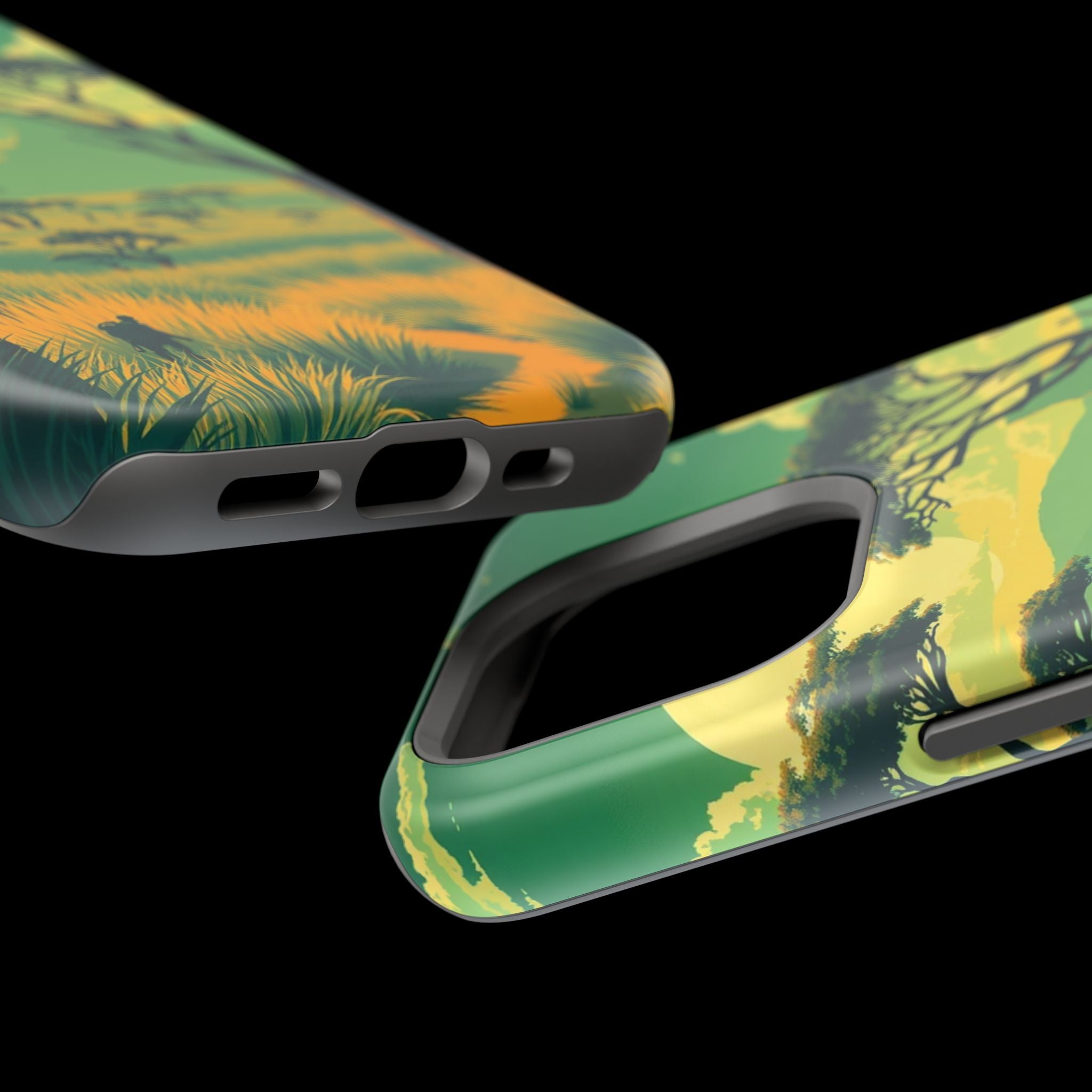 iPhone Savanna Horizon Pixel Art -Bit Slim Everyday Designer Case · iPhone Case