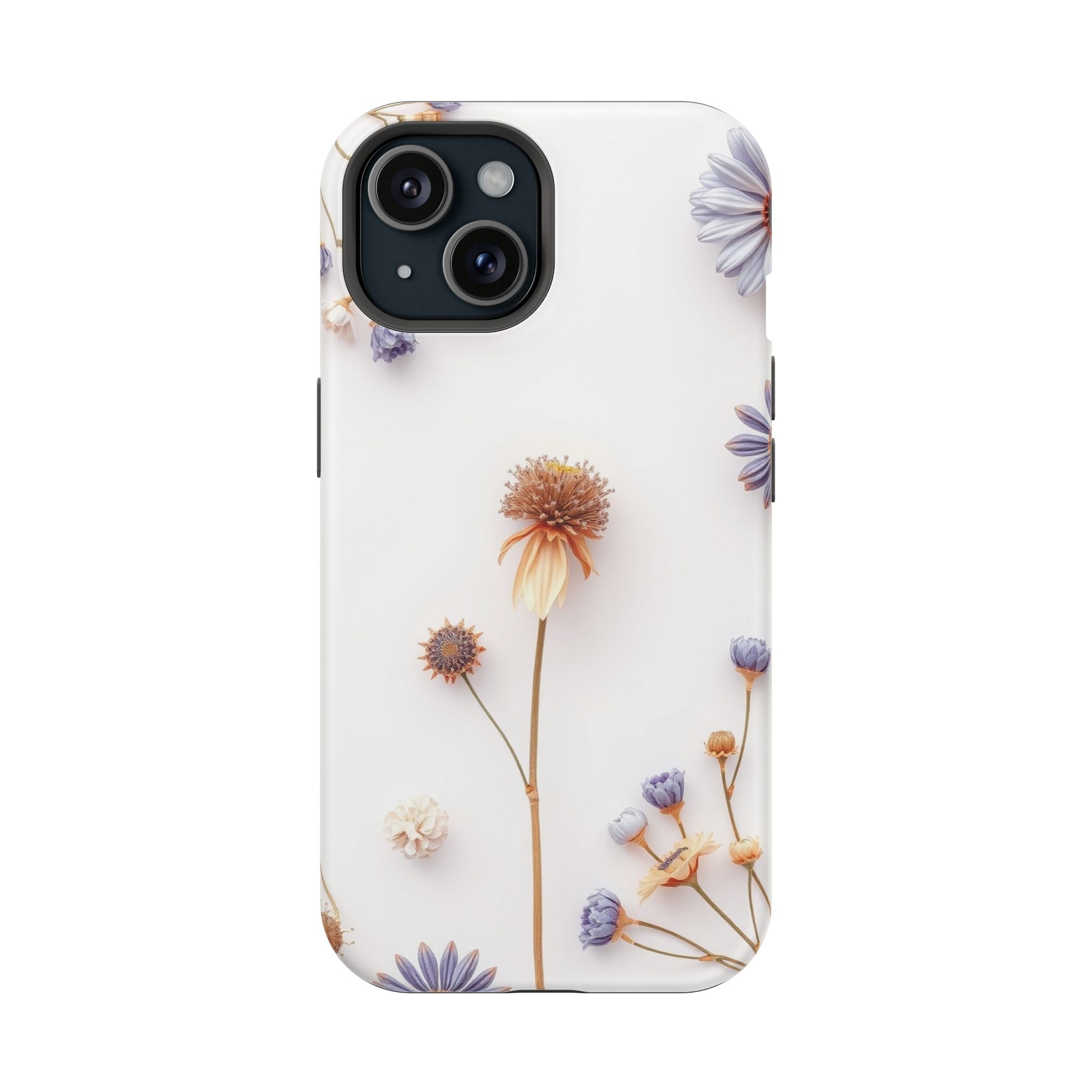 iPhone Dried Flower Flat Lay Bold Art Slim Everyday Designer Case · iPhone Case