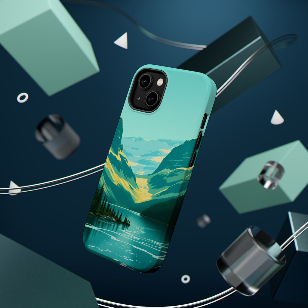 iPhone Radiant Glacier Lake Design Bold Modern Everyday Snap Case · iPhone Case