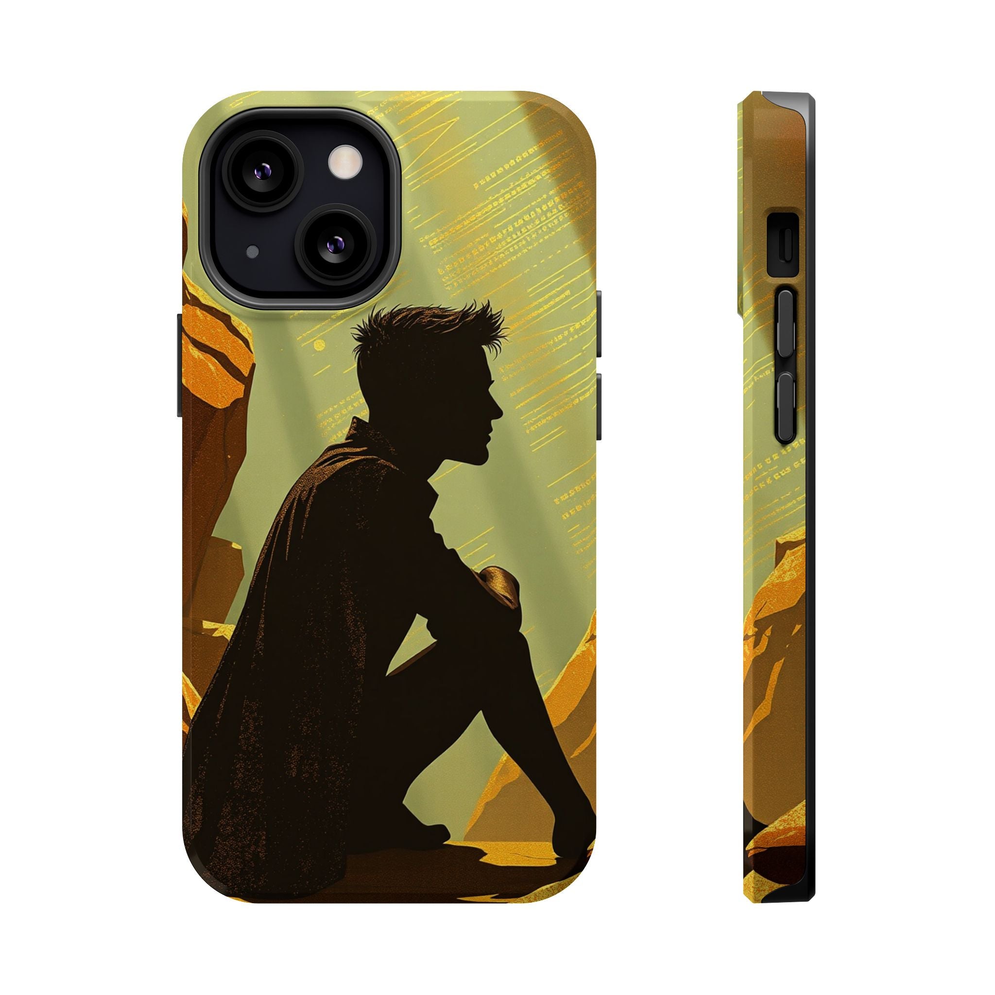 iPhone Mustard And Rust Overthinking Again Slim Everyday Designer Case · iPhone