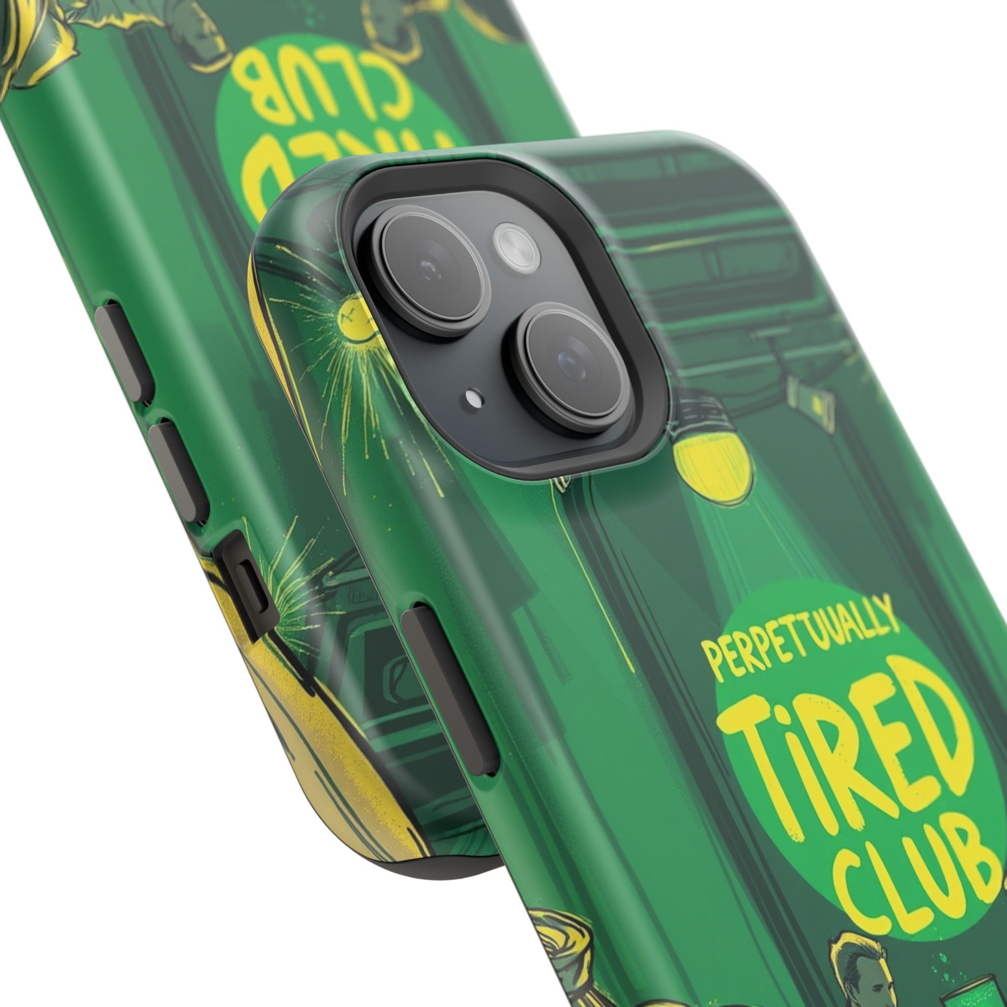 iPhone Radiant Perpetually Tired Club Design Slim Everyday Designer Case · iPhon