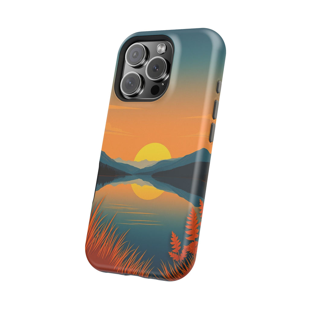 iPhone Lake at Twilight Cinematic Art Slim Everyday Designer Case · iPhone Case