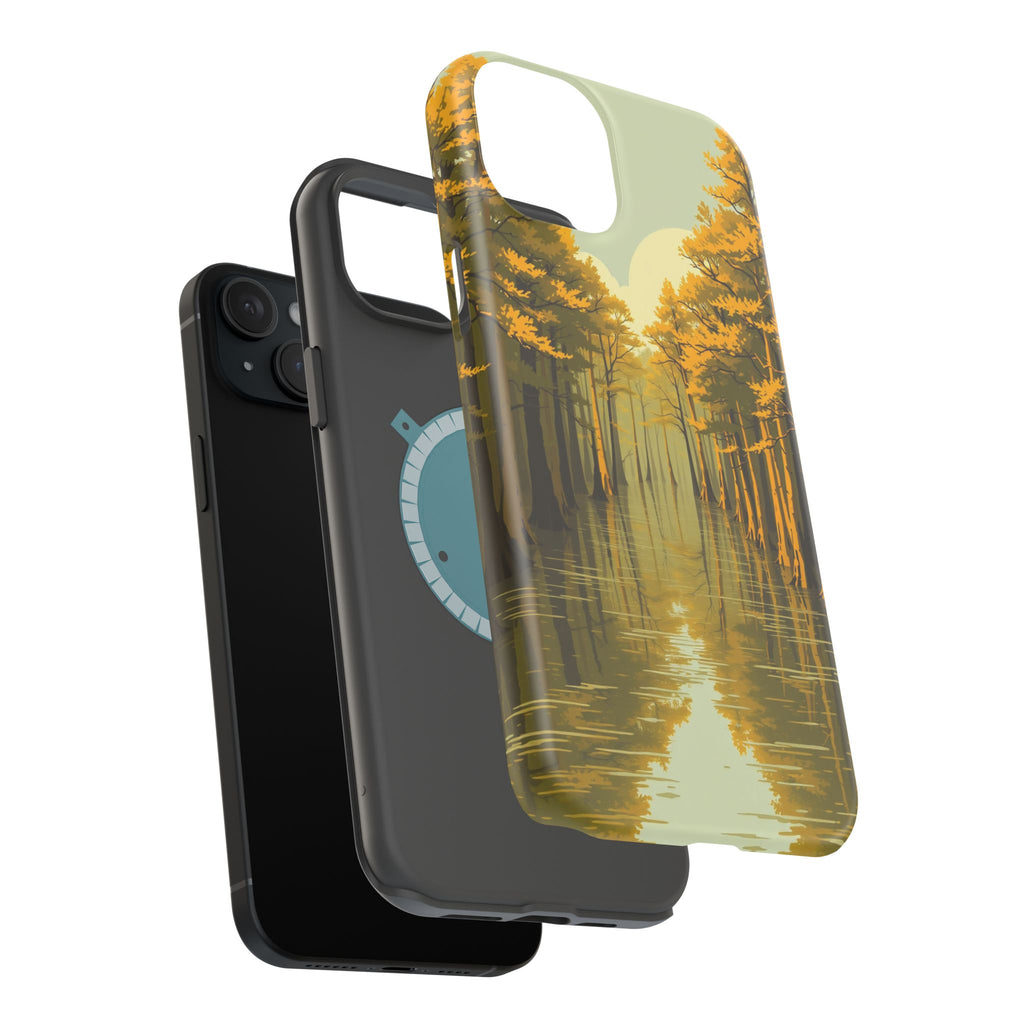 iPhone Cypress Swamp Enchanted Art Bold Modern Everyday Snap Case · iPhone Case