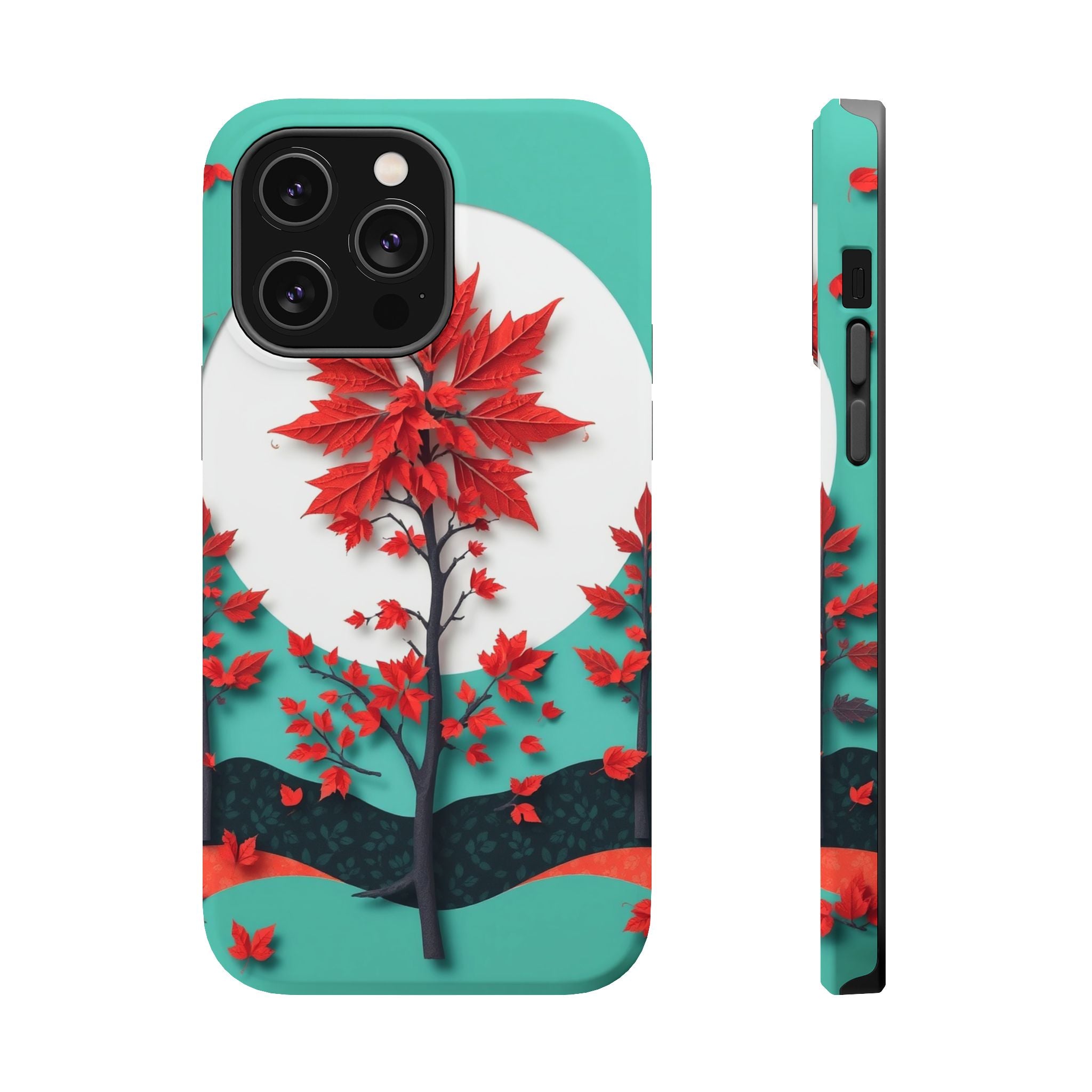 iPhone Autumn Maple Mystic Art Slim Everyday Designer Case · iPhone Case