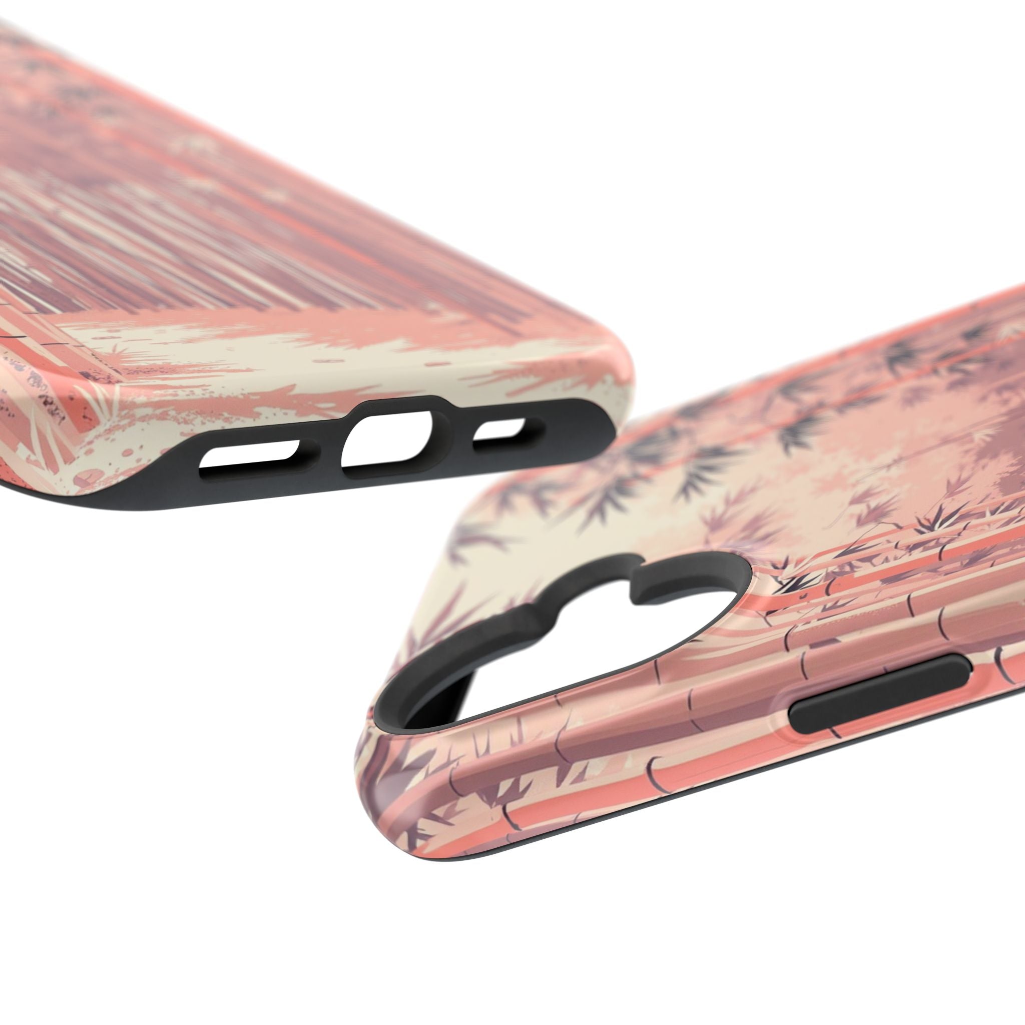 iPhone Rose Pink And Cream Bamboo Grove Slim Everyday iPhone 19 · iPhone Case