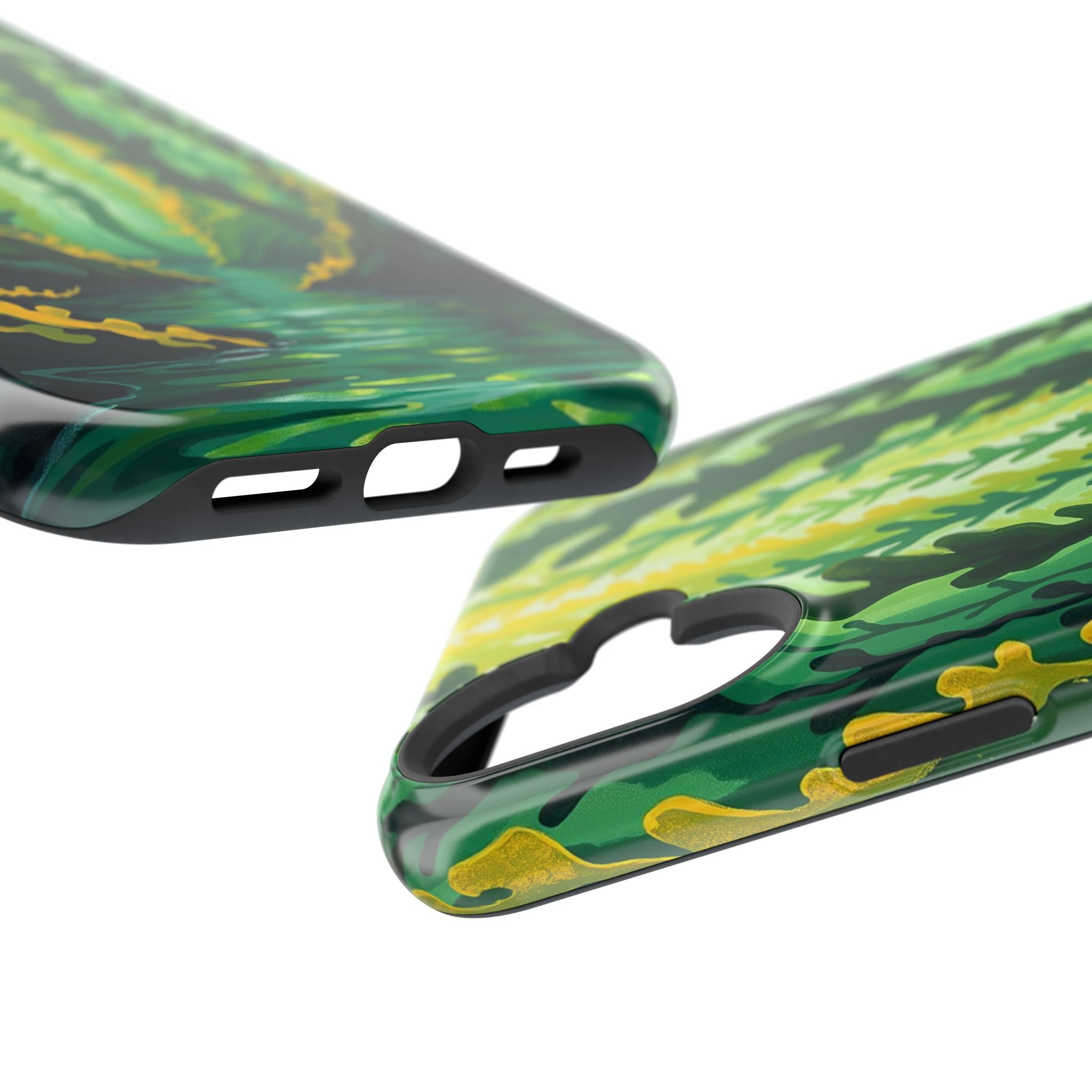 iPhone Kelp Forest Oil Painting Impressionist Slim iPhone Everyday · iPhone Case
