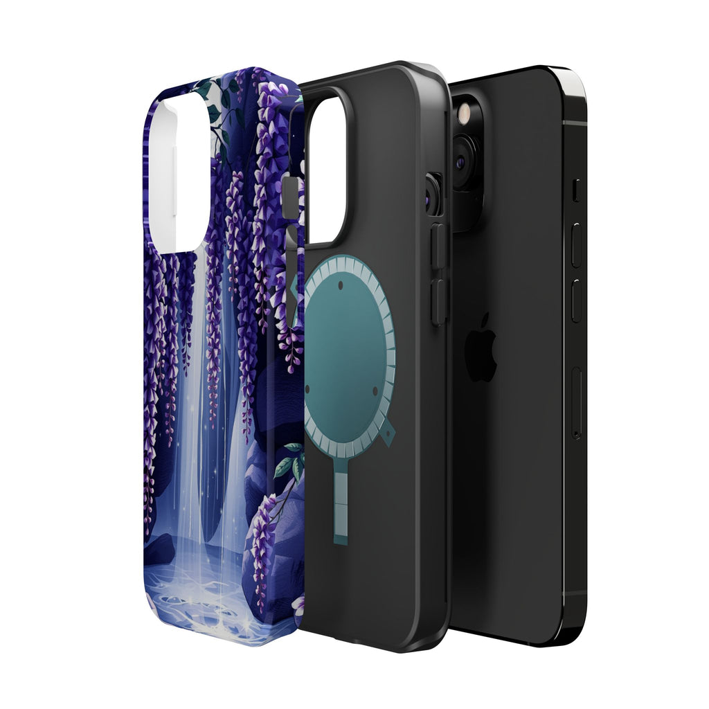 iPhone Wisteria Cascade Serene Design Slim Snap Case Ga · iPhone Case