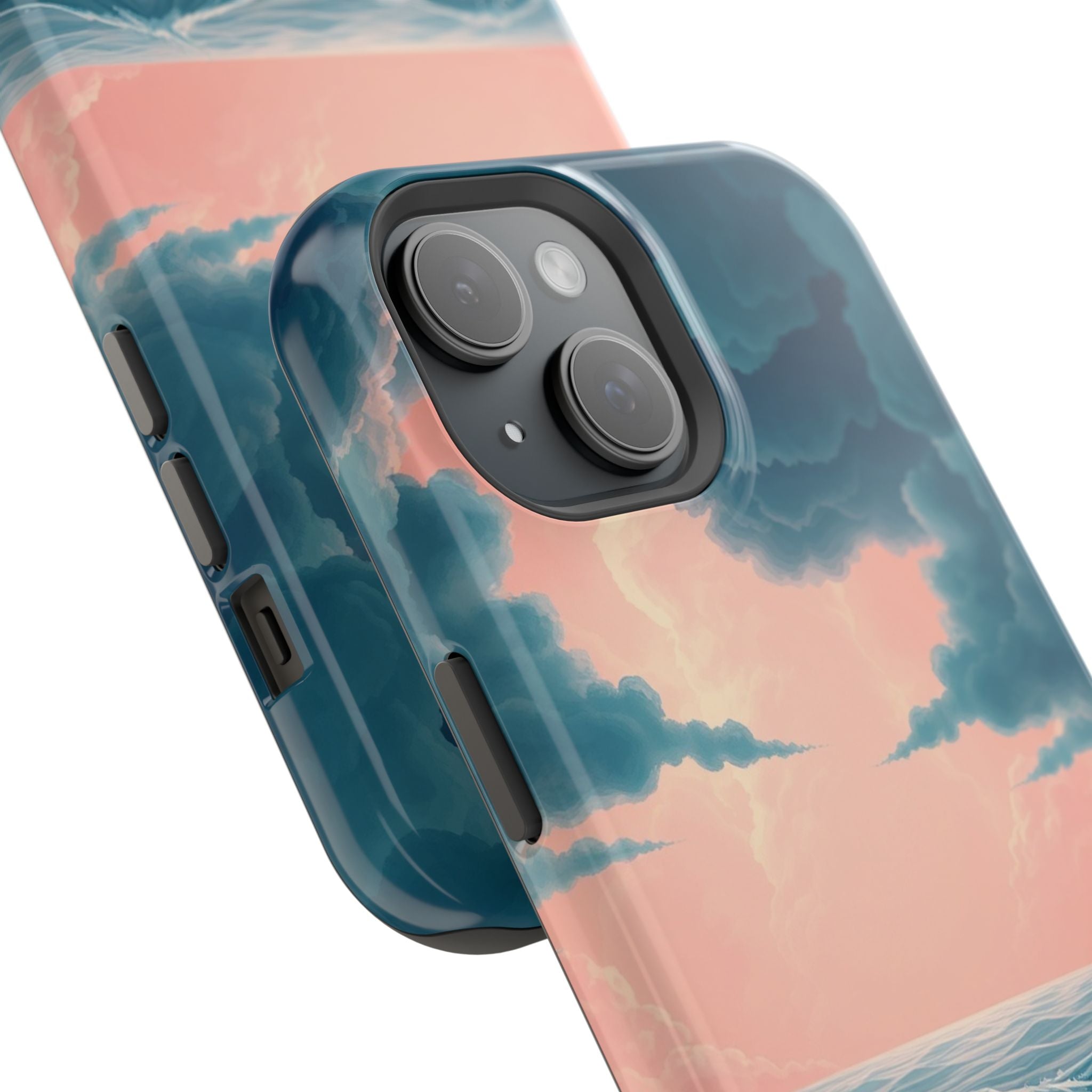 iPhone Storm at Sea 3D Digital Slim Everyday Designer Case · iPhone Case